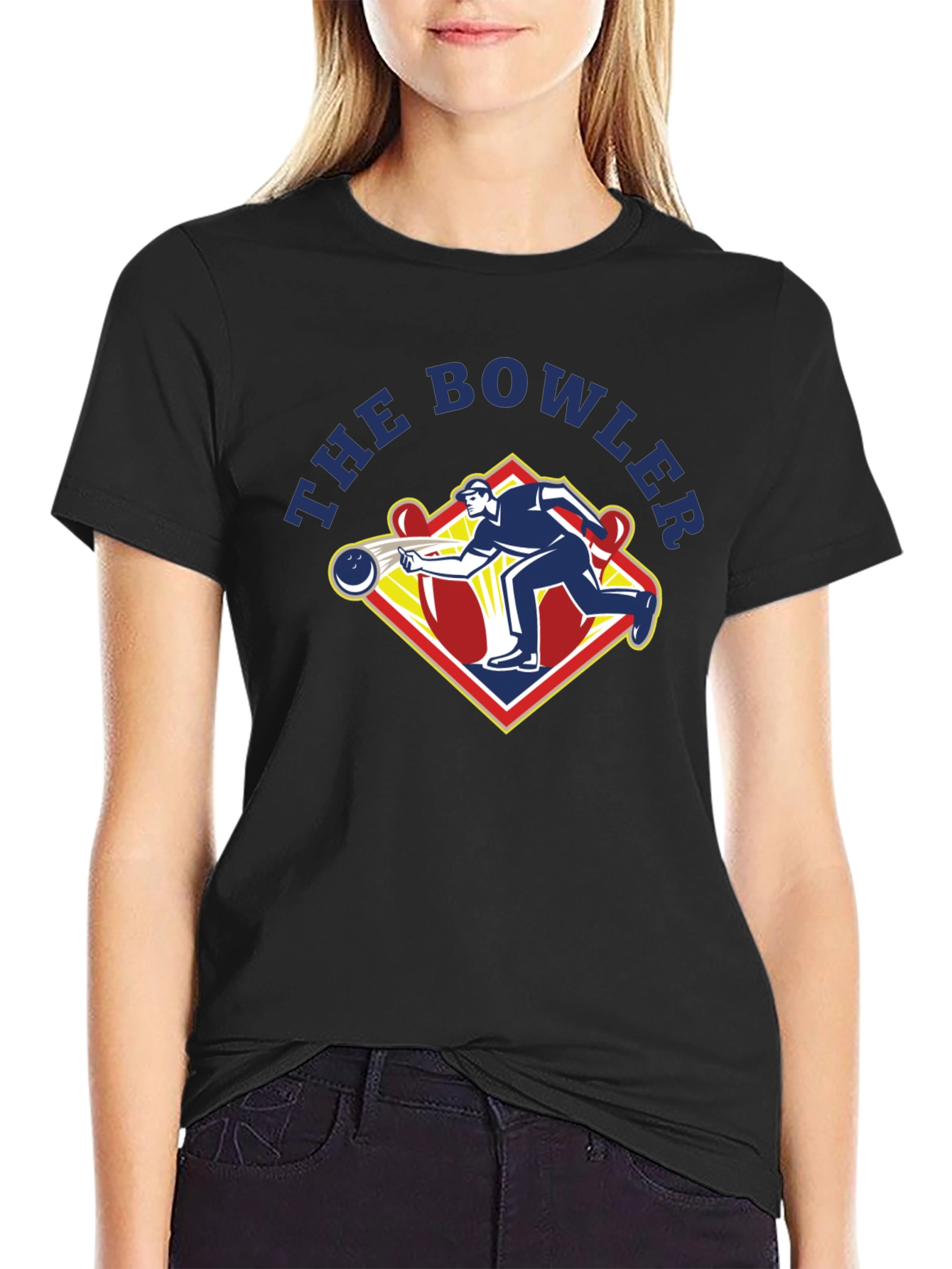 The Bowler Graphic T-Shirt - Classic Bowling Design