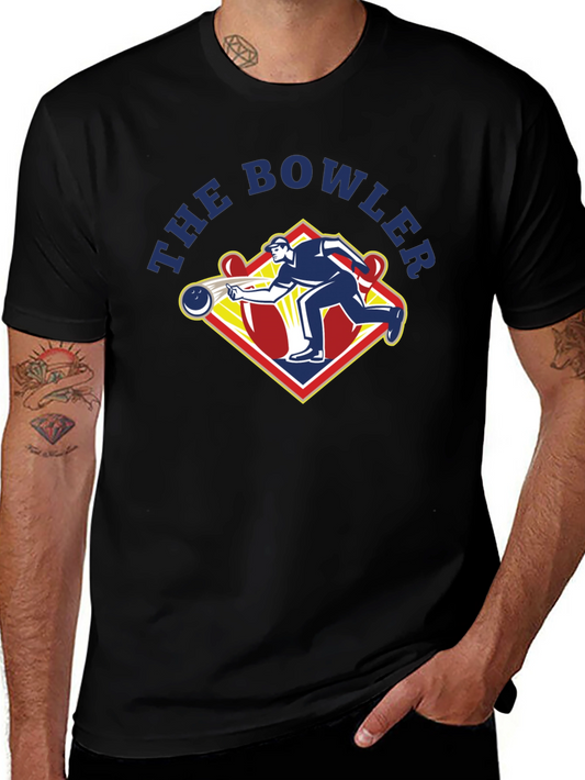 The Bowler Graphic T-Shirt - Classic Bowling Design