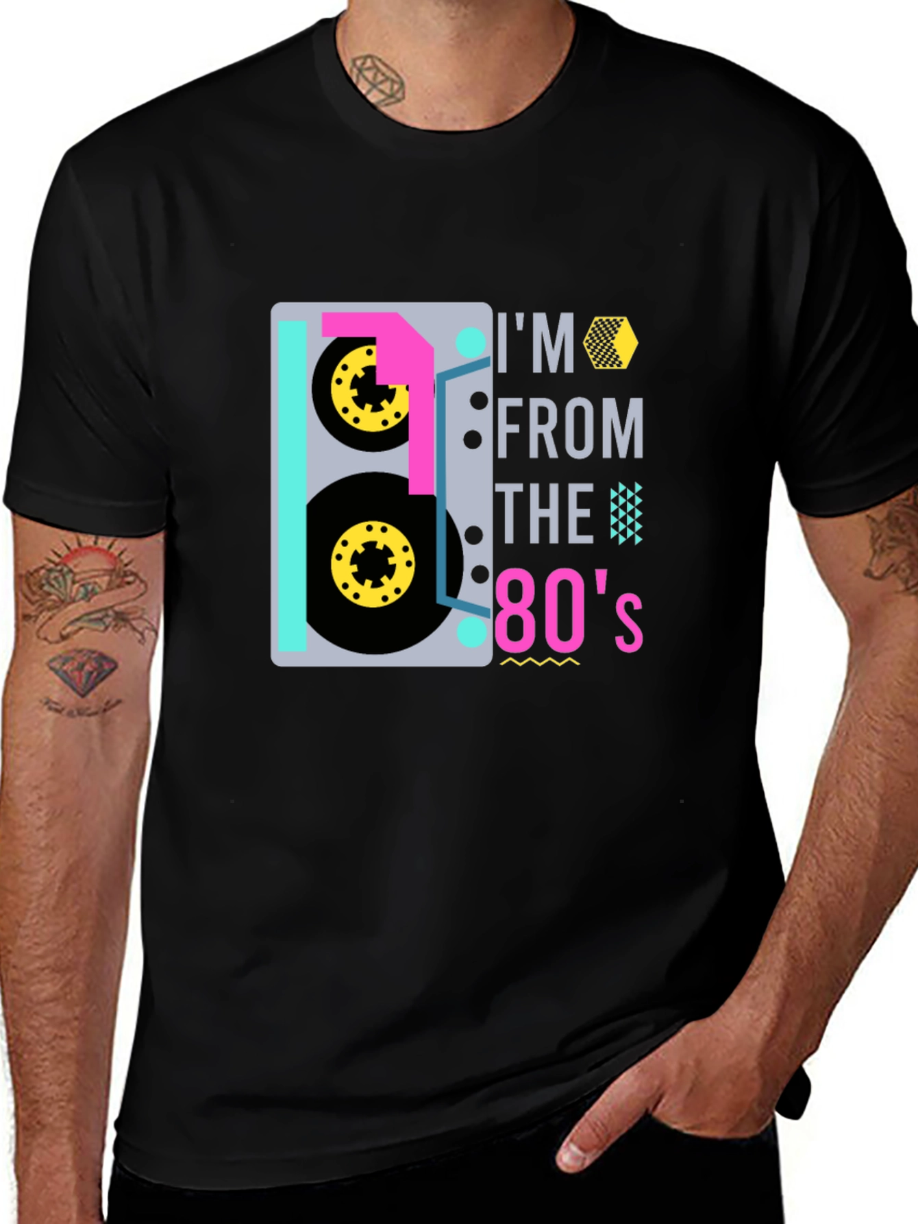 Retro 80s Cassette Tape T-Shirt