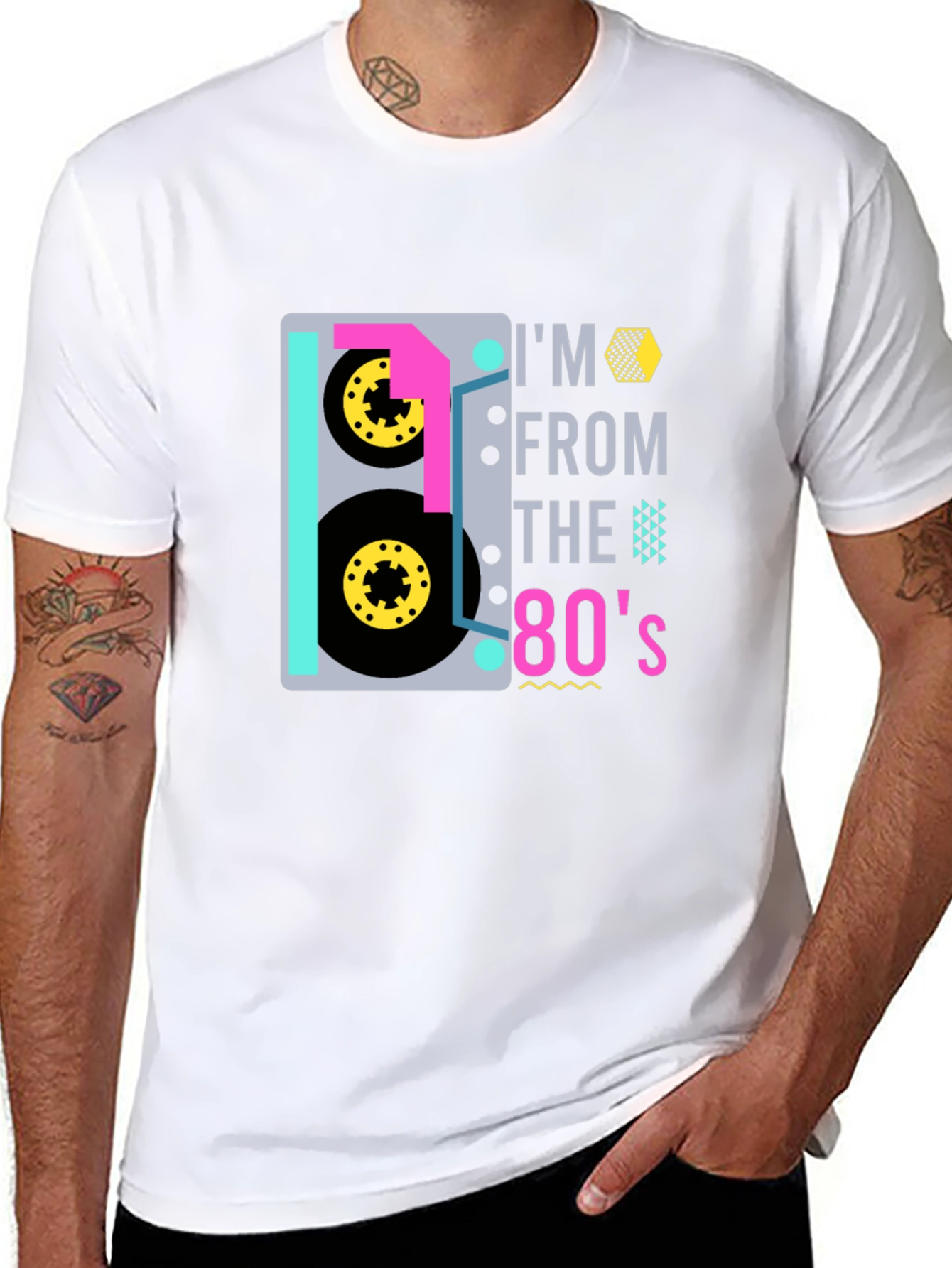 Retro 80s Cassette Tape T-Shirt