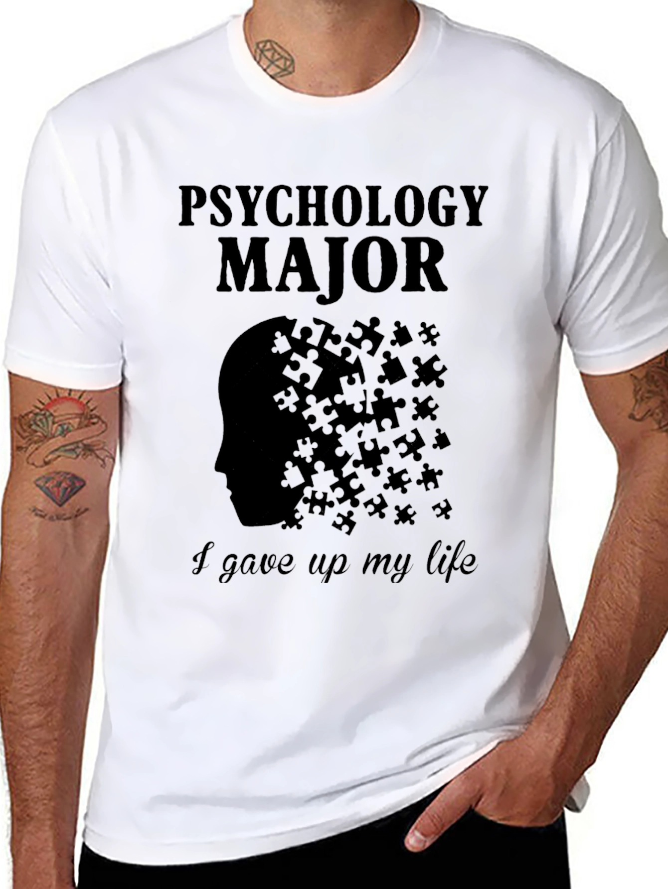 Psychology Major Graphic T-Shirt