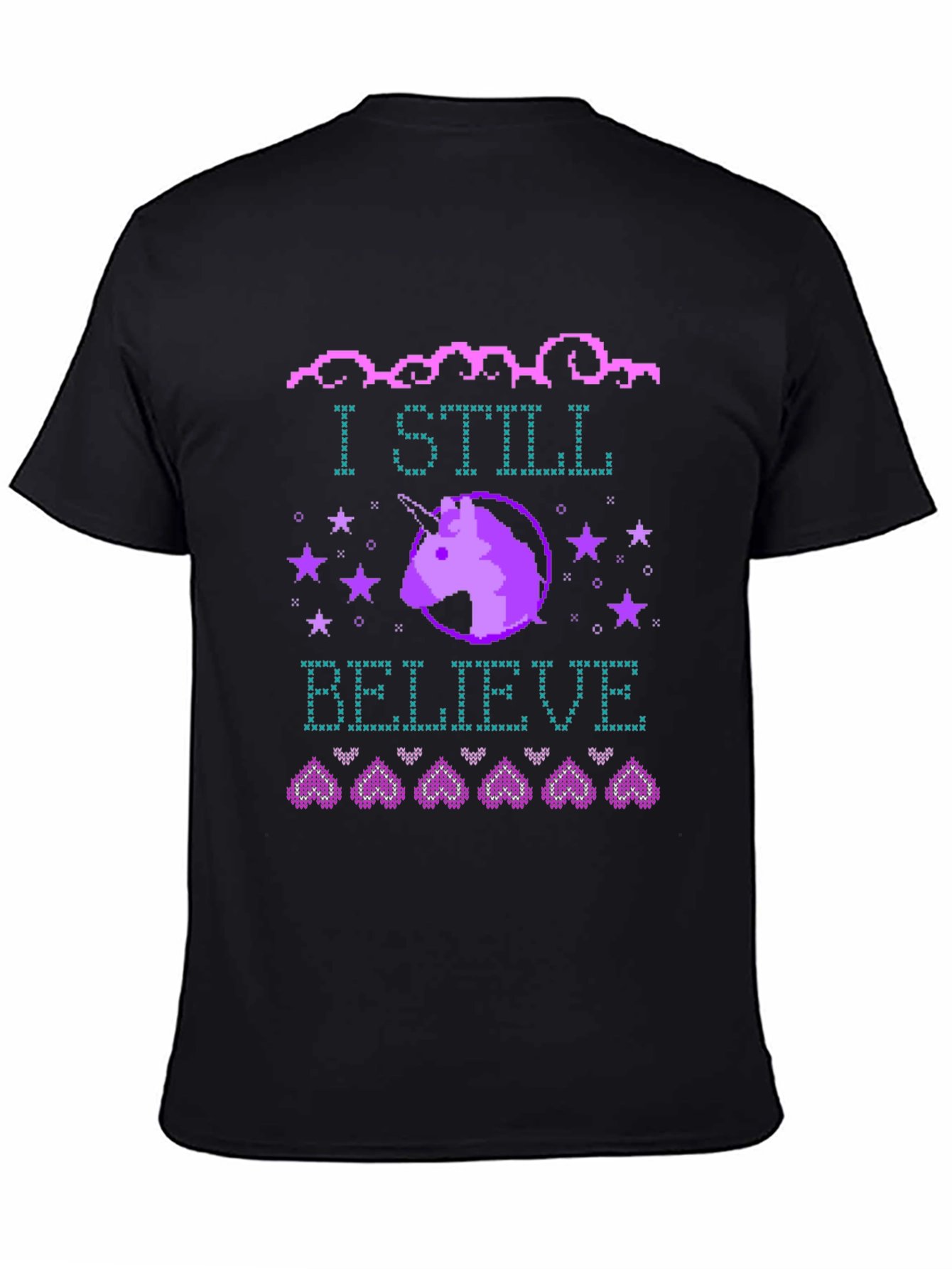 Unicorn I Still Believe Graphic T-Shirt