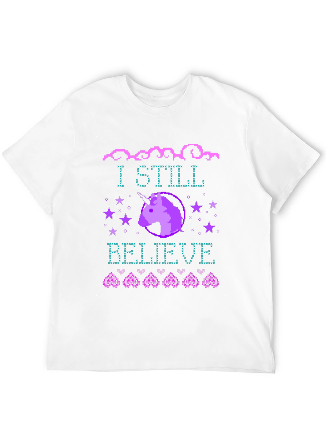 Unicorn I Still Believe Graphic T-Shirt