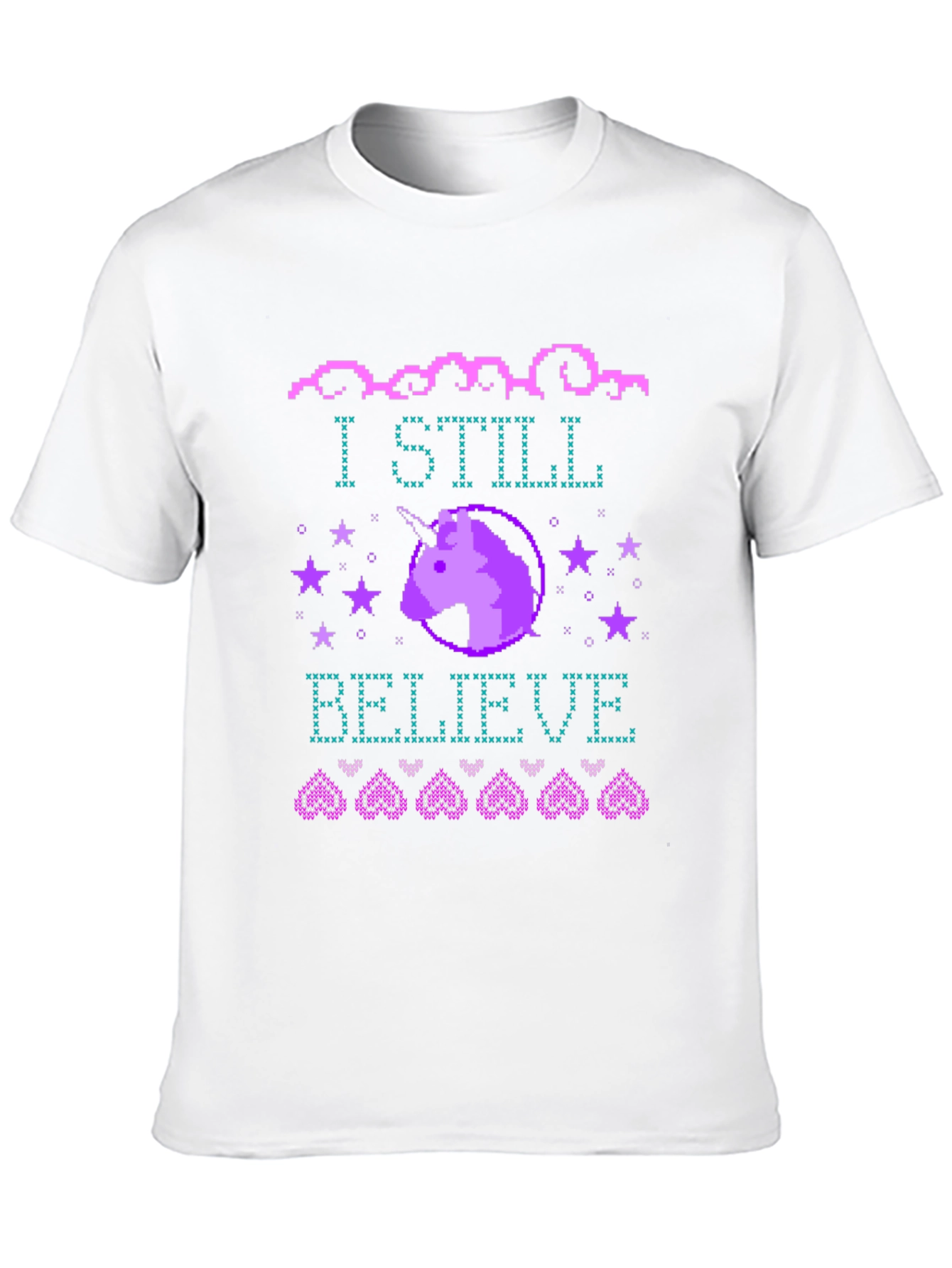 Unicorn I Still Believe Graphic T-Shirt