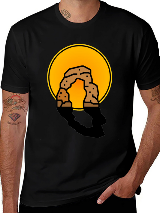 Arches National Park Graphic Tee - Stylish Black T-Shirt