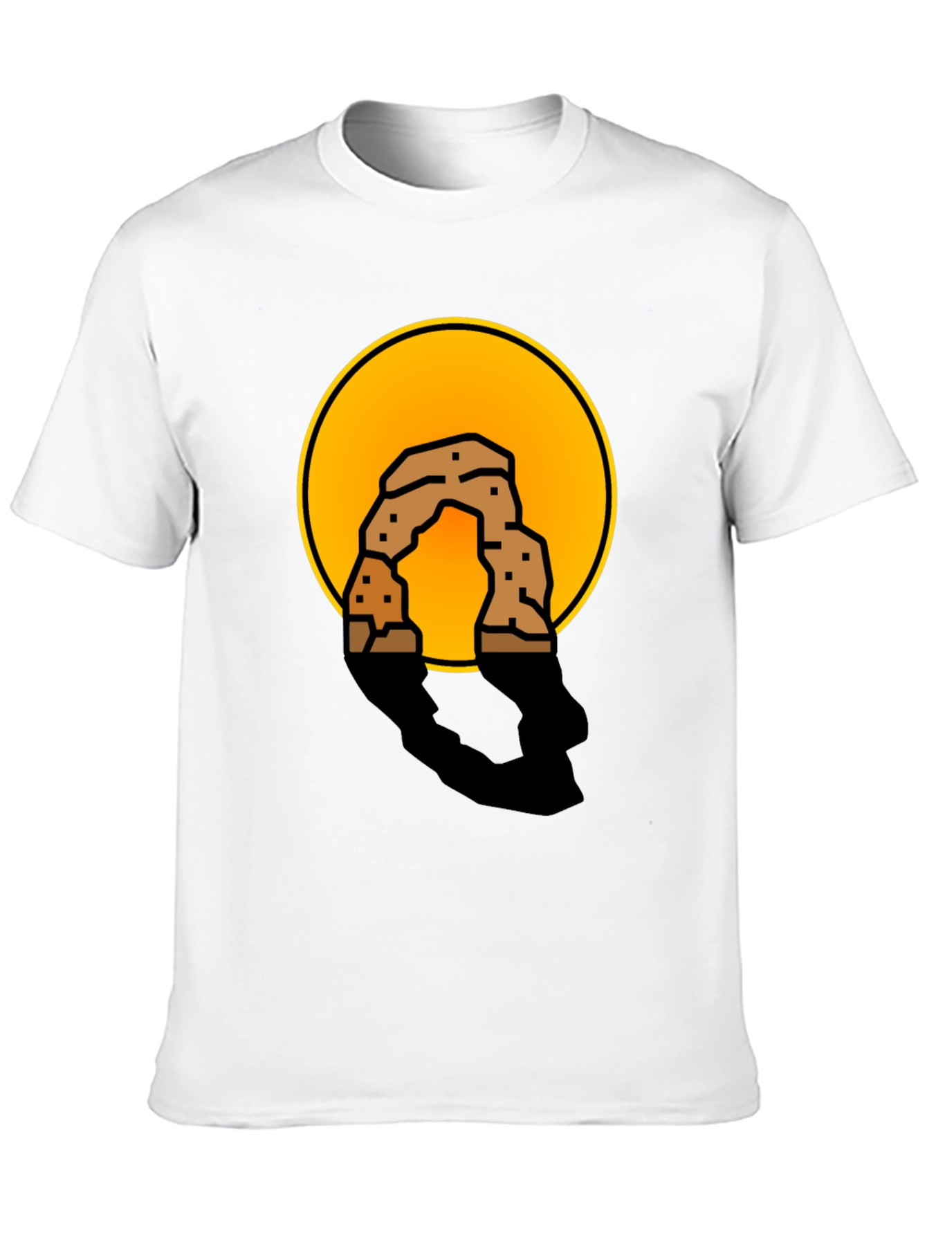 Arches National Park Graphic Tee - Stylish Black T-Shirt