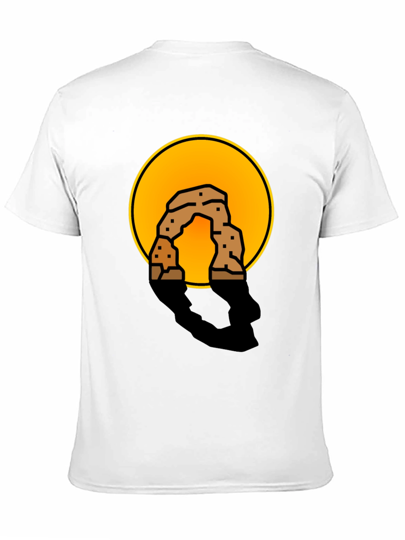 Arches National Park Graphic Tee - Stylish Black T-Shirt
