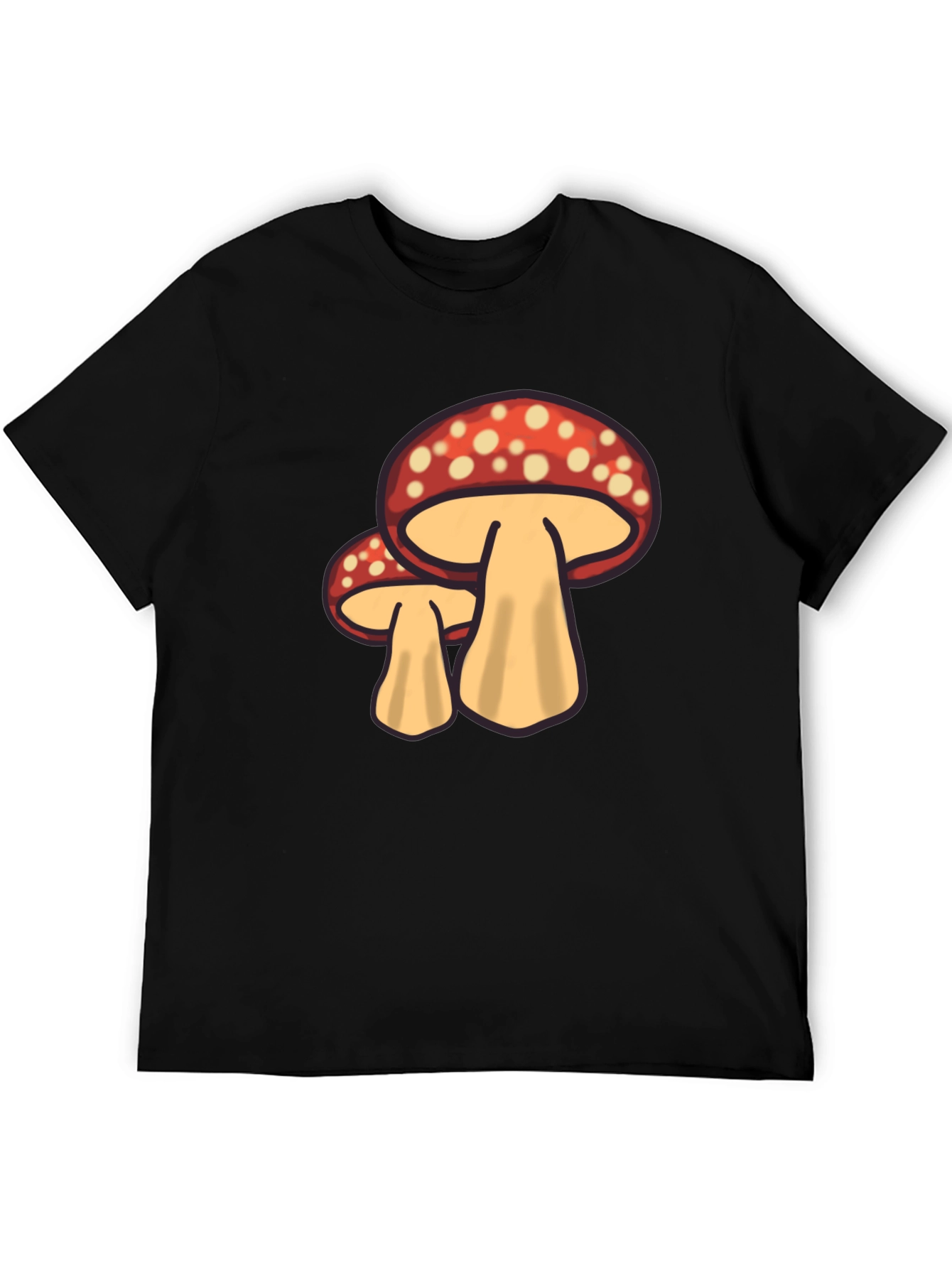 Mushroom Graphic T-Shirt - Funky Nature Tee