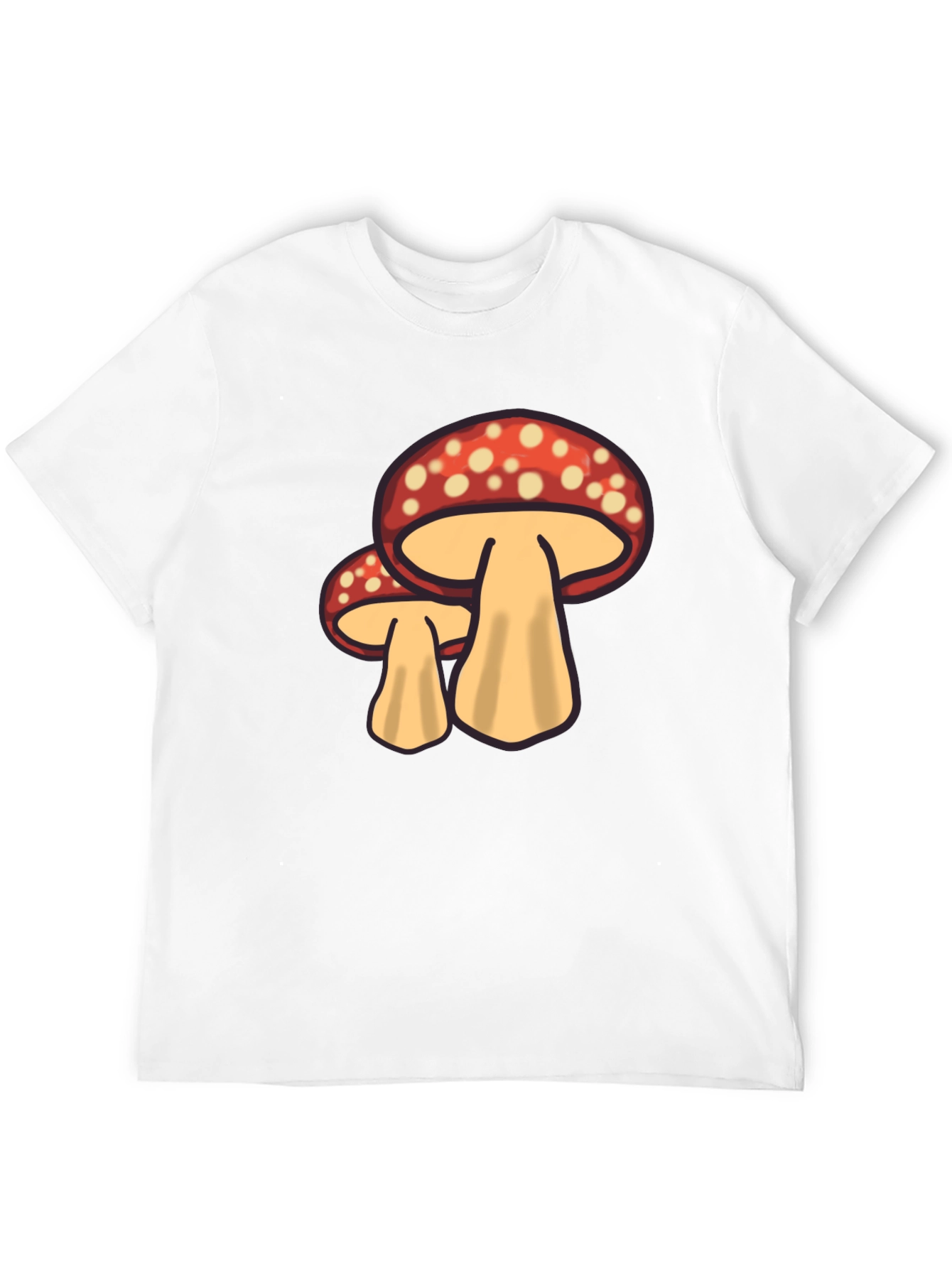 Mushroom Graphic T-Shirt - Funky Nature Tee