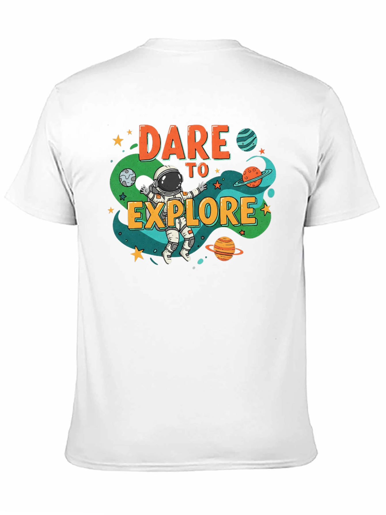 Dare to Explore Space Graphic T-Shirt