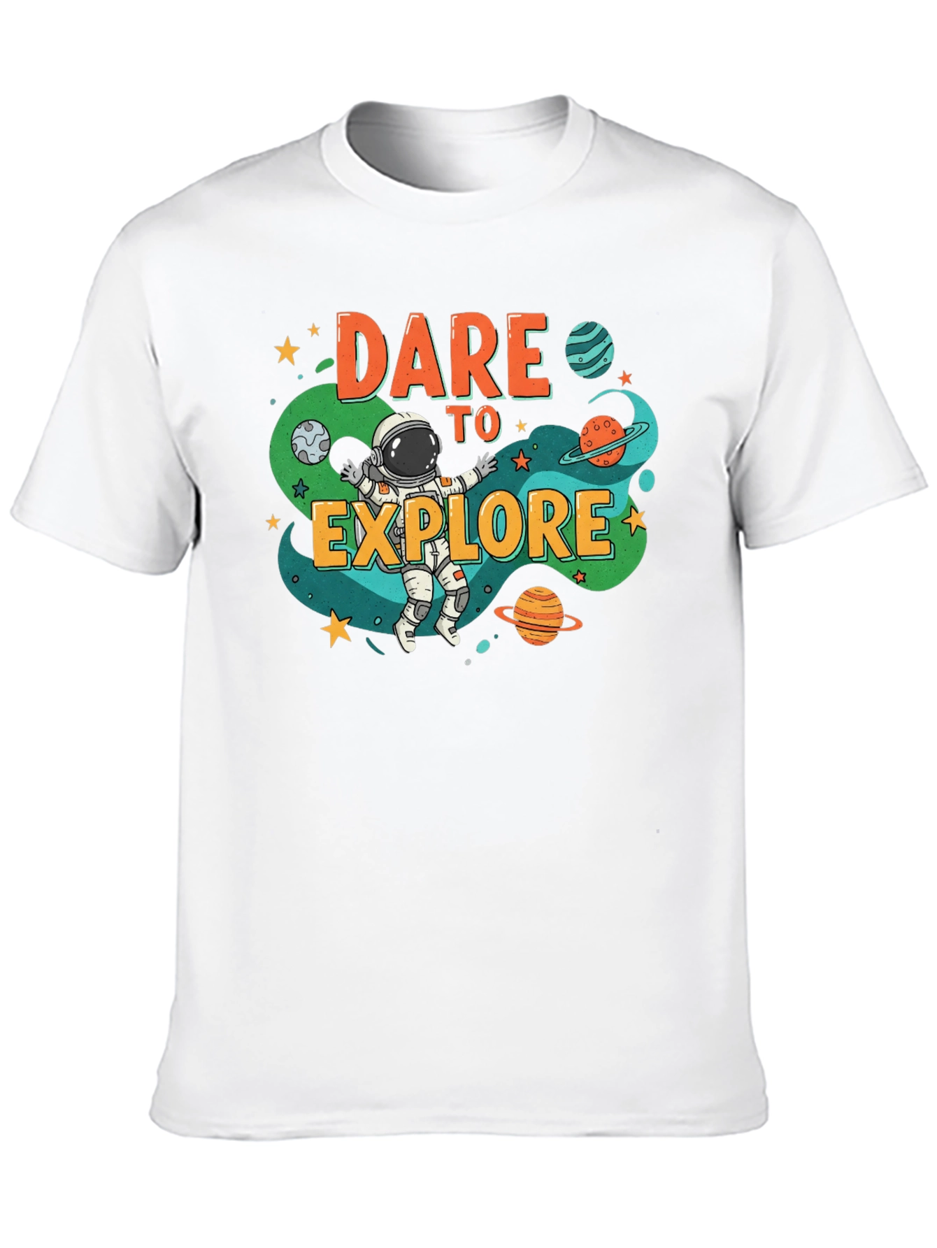 Dare to Explore Space Graphic T-Shirt