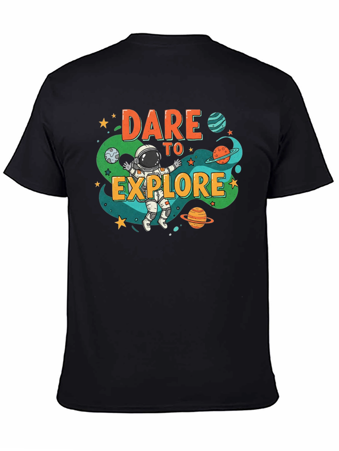 Dare to Explore Space Graphic T-Shirt