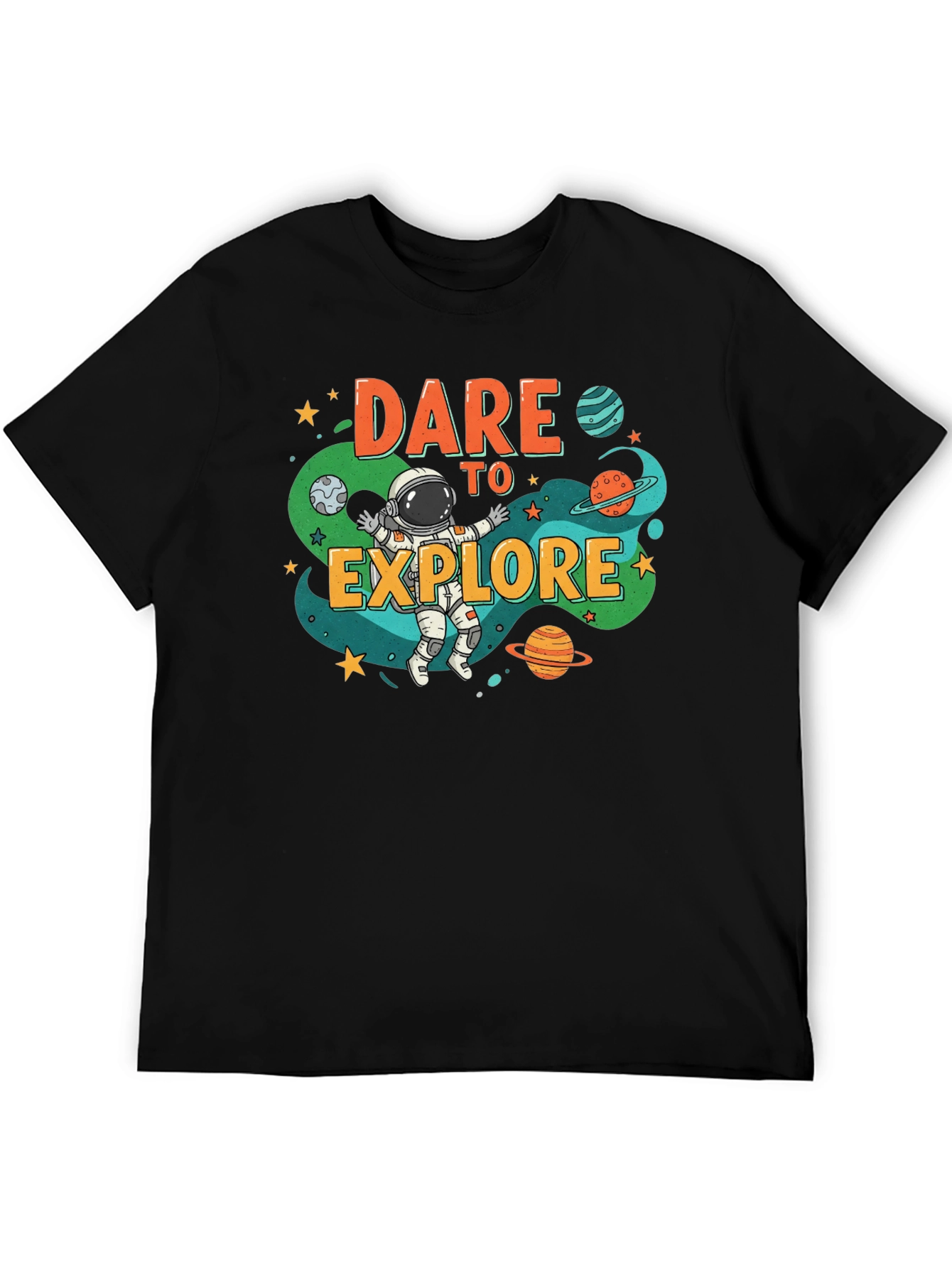 Dare to Explore Space Graphic T-Shirt
