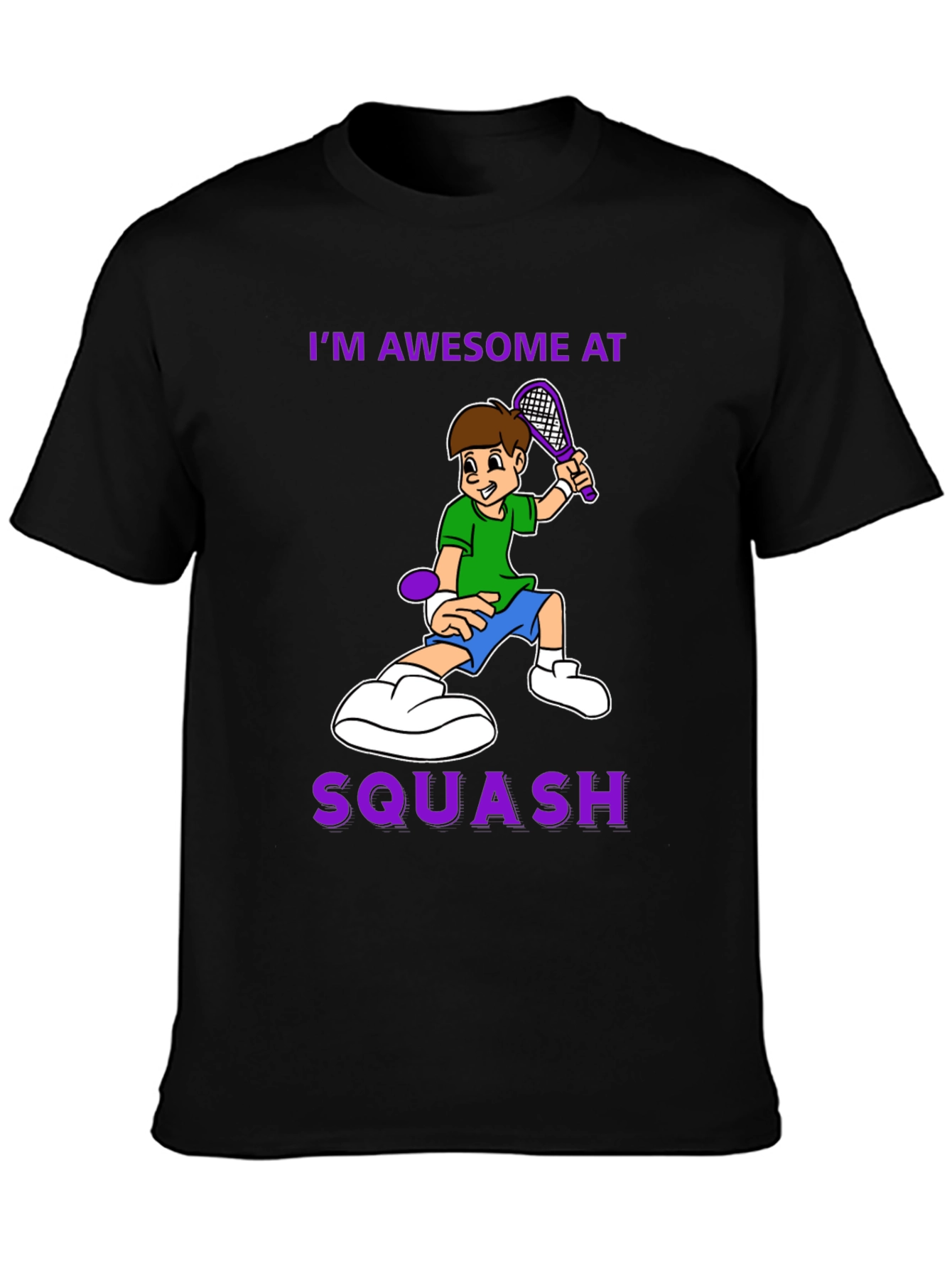 Awesome at Squash Graphic Tee