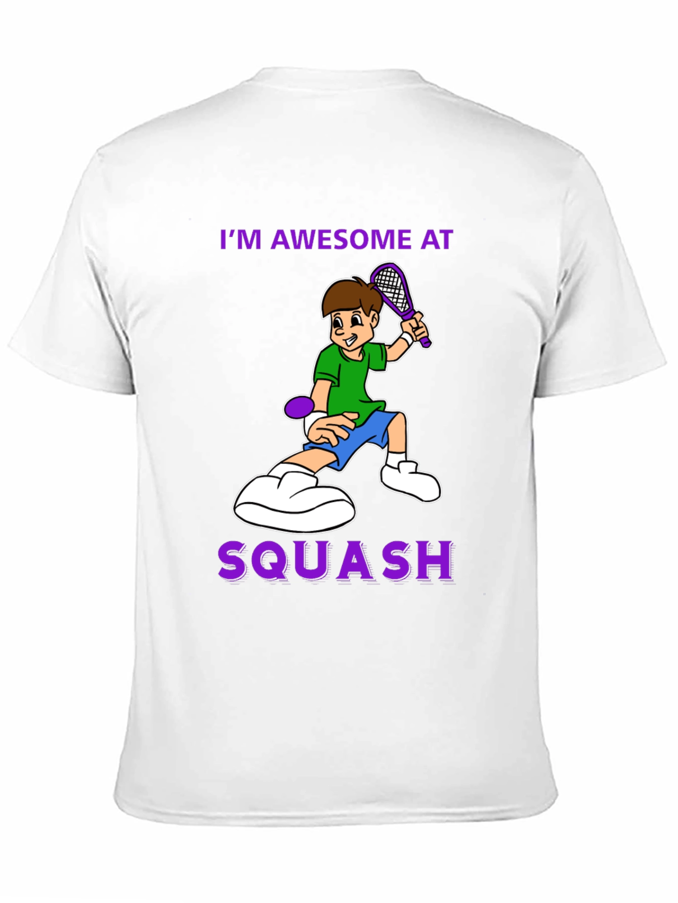 Awesome at Squash Graphic Tee