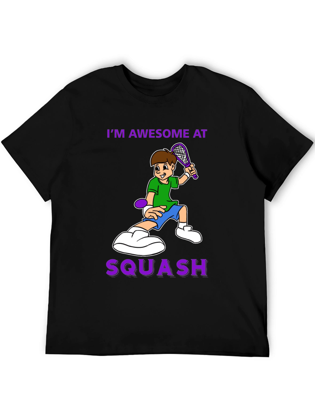 Awesome at Squash Graphic Tee