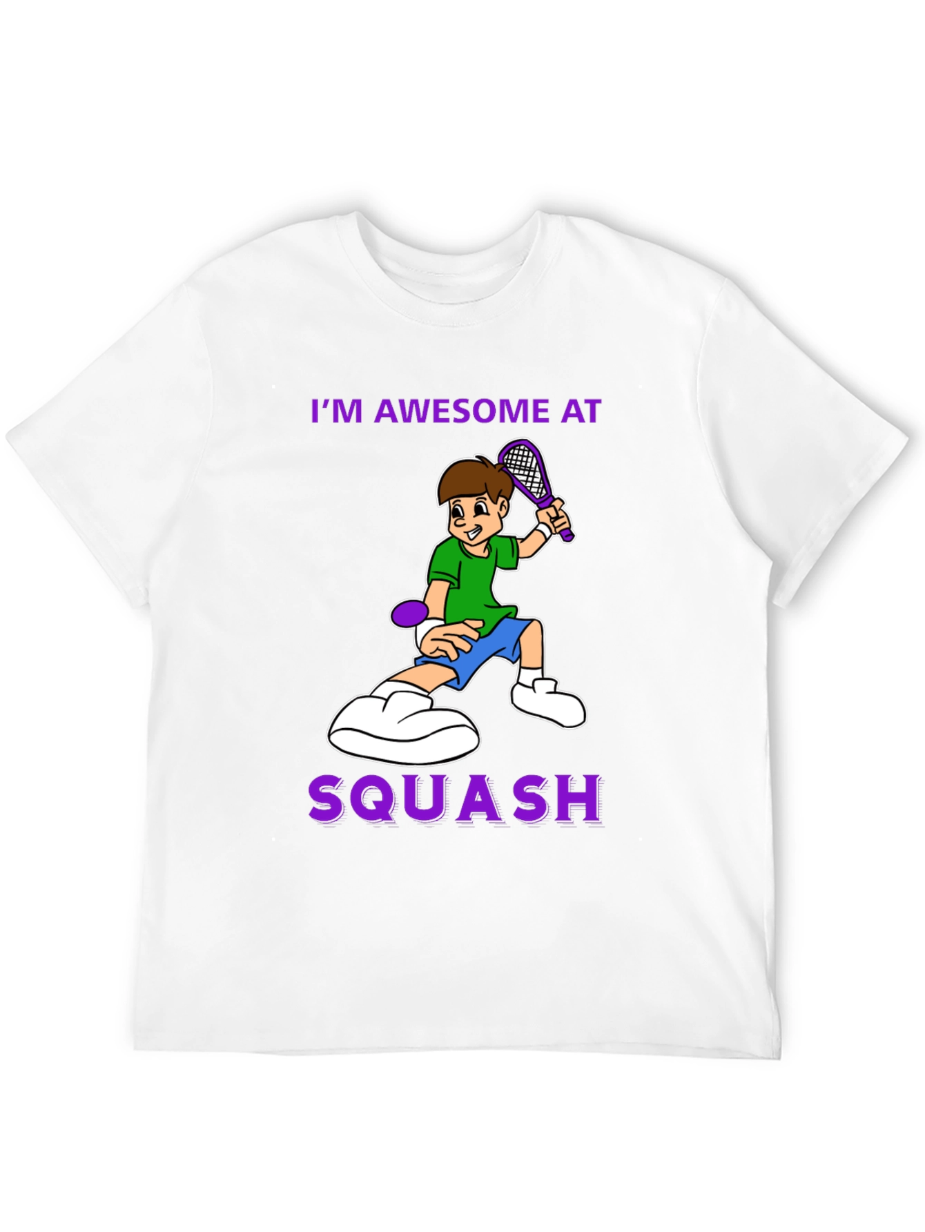 Awesome at Squash Graphic Tee