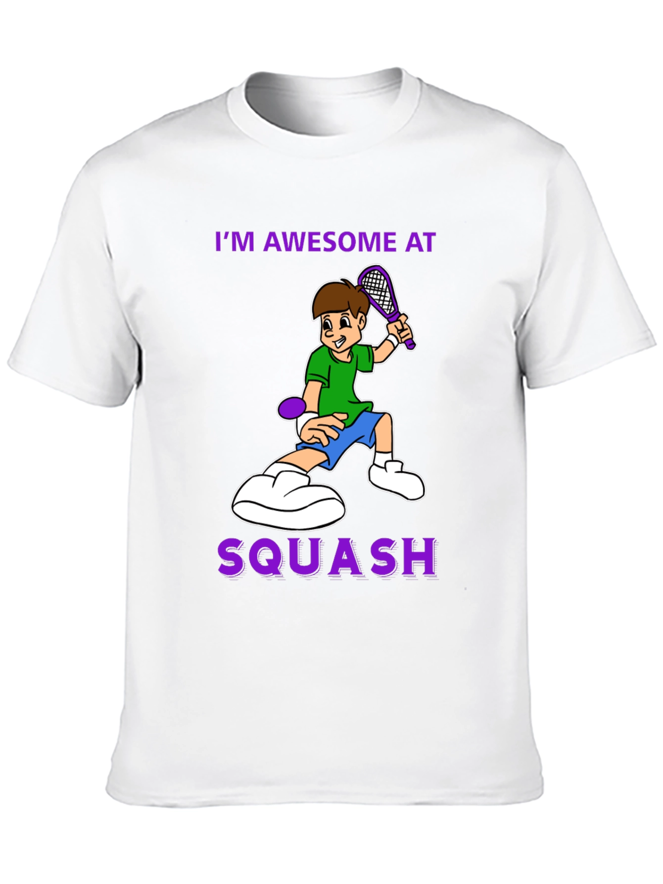 Awesome at Squash Graphic Tee