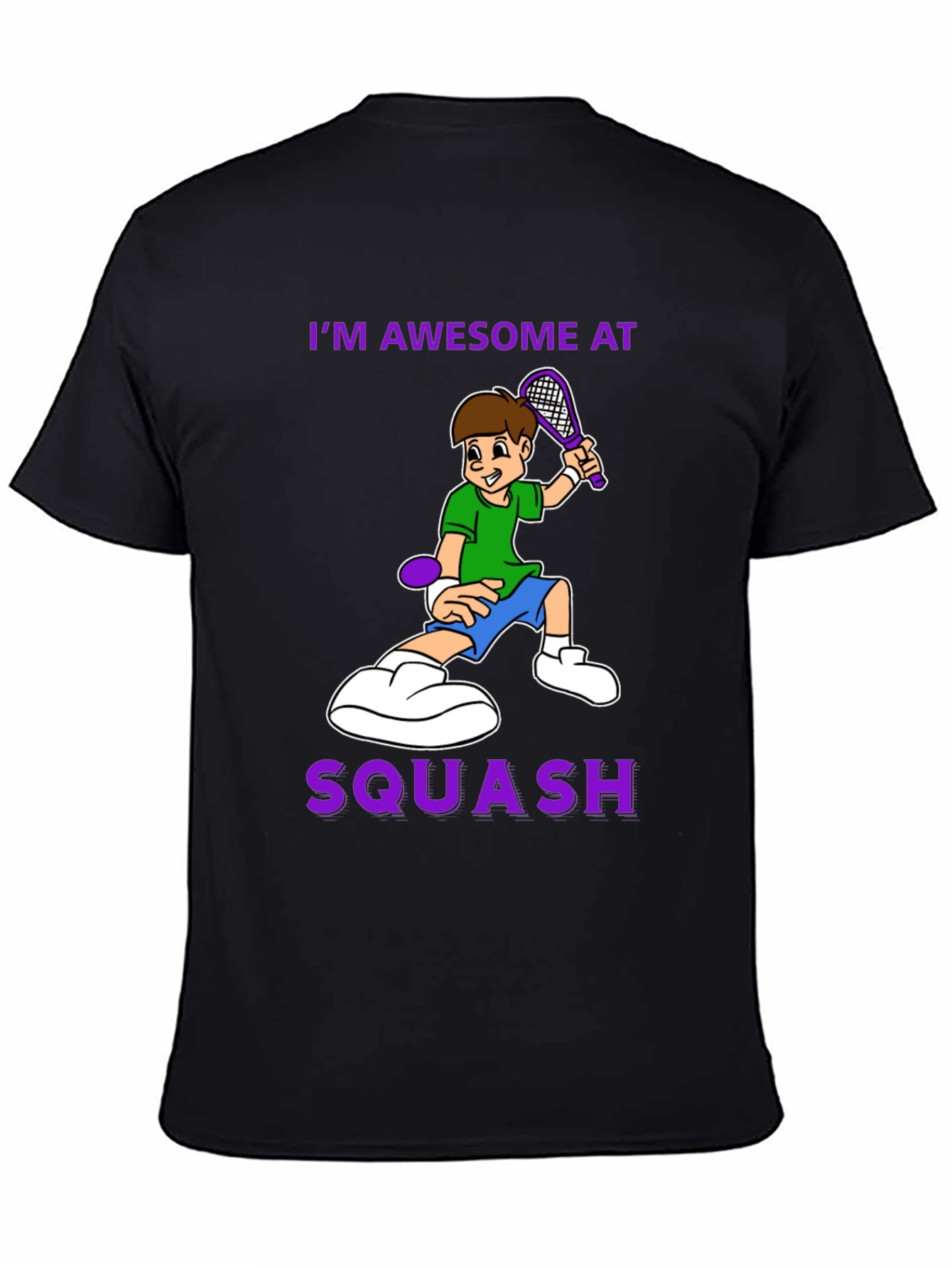 Awesome at Squash Graphic Tee