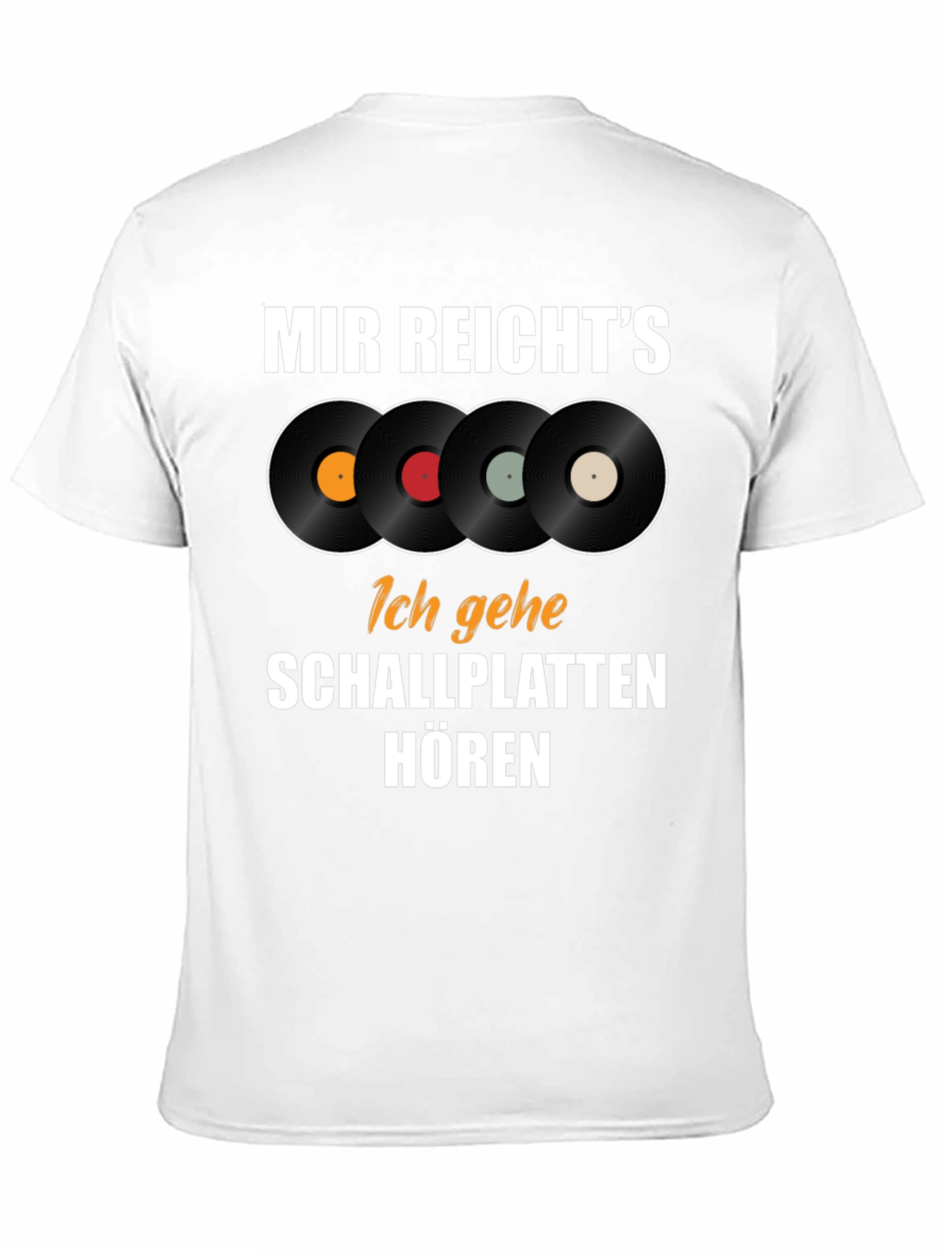 Mir Reichts Schallplatten Horen Black T-Shirt
