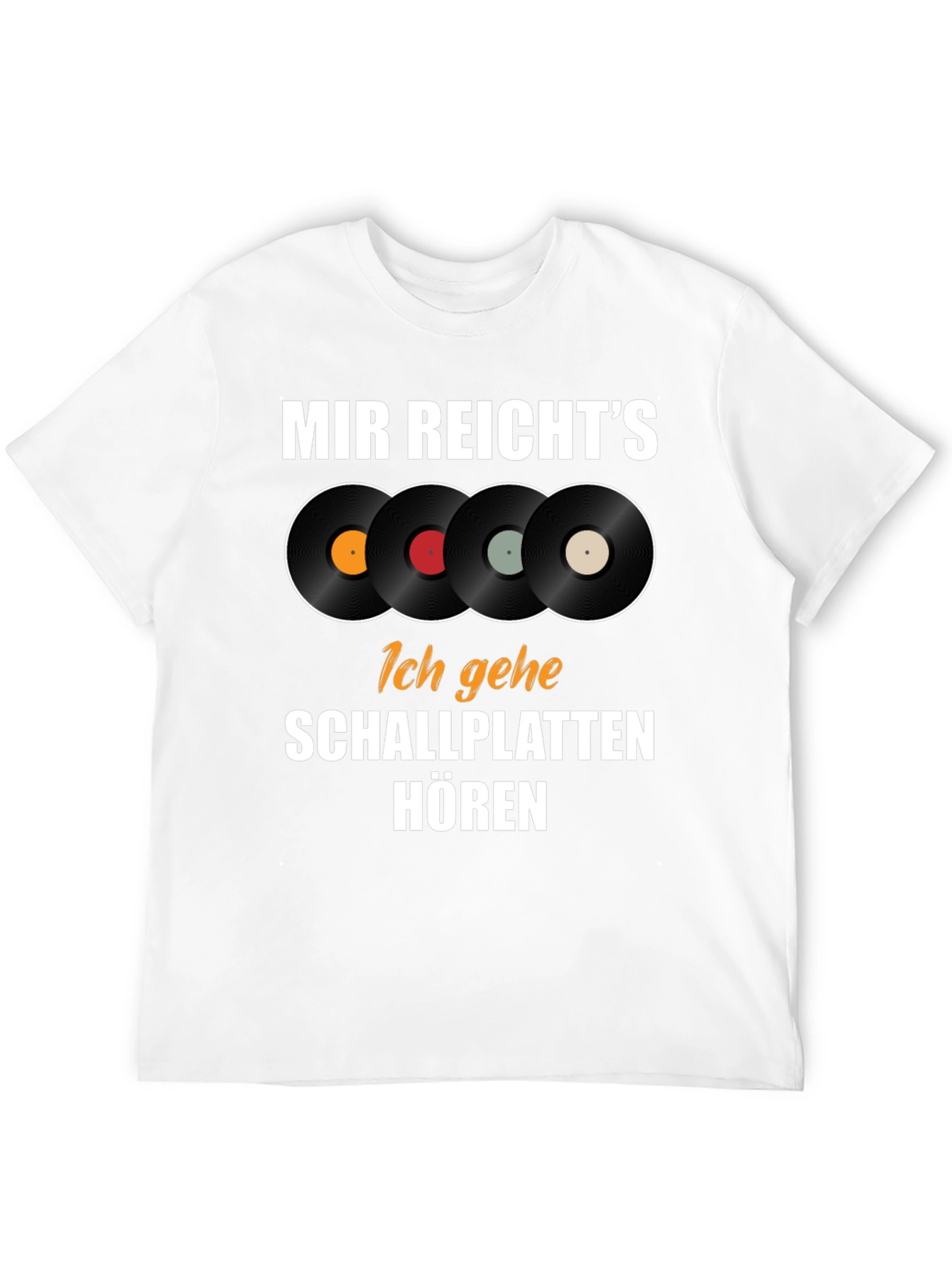 Mir Reichts Schallplatten Horen Black T-Shirt