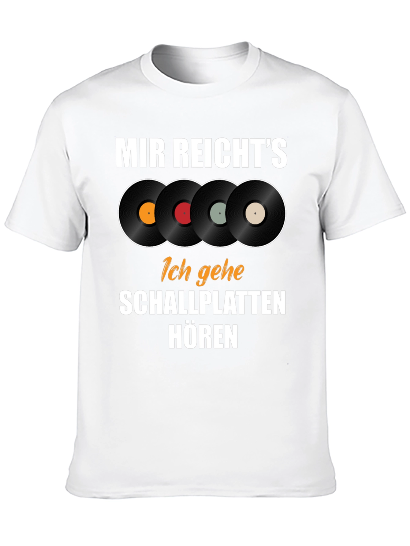 Mir Reichts Schallplatten Horen Black T-Shirt