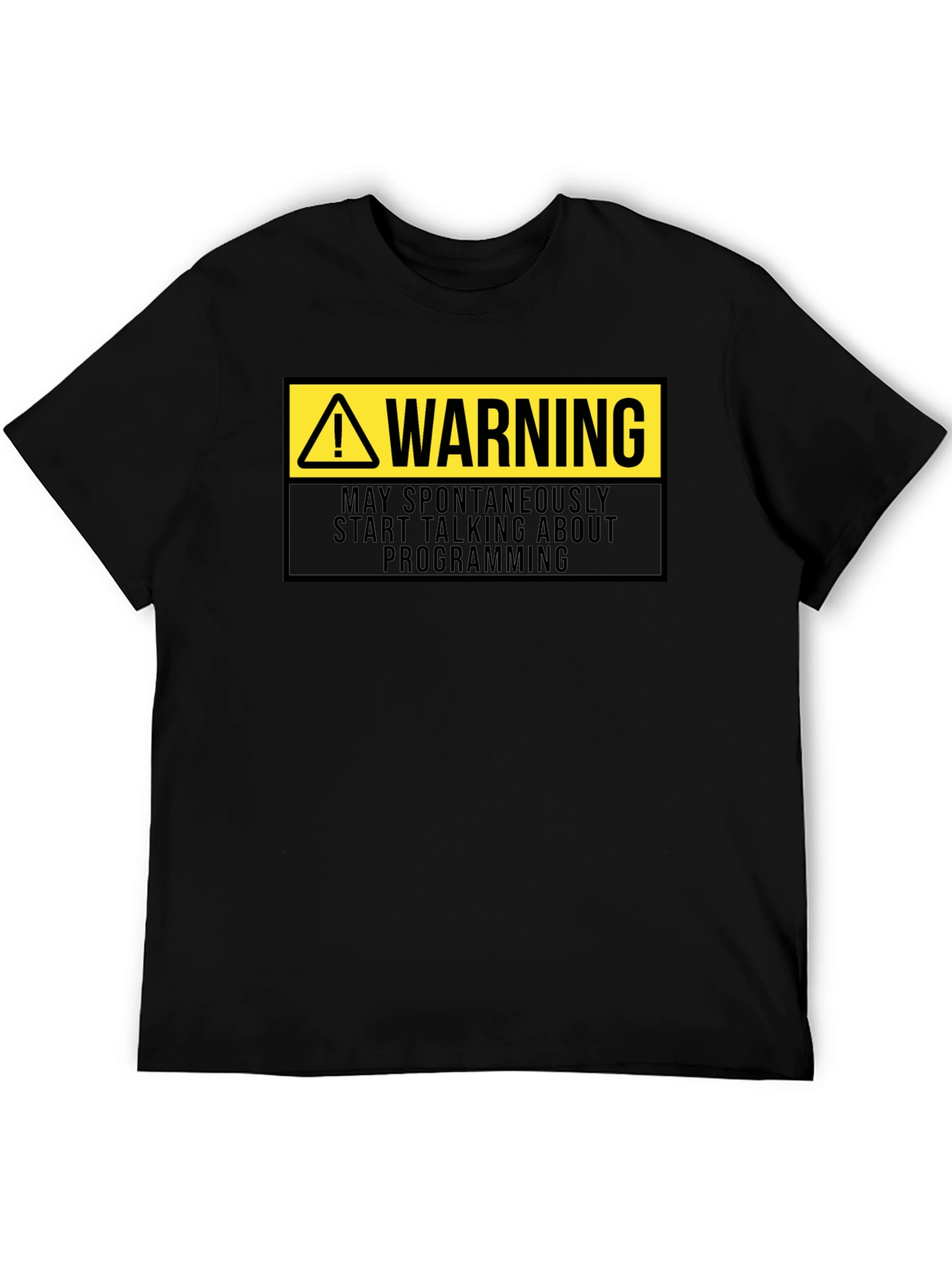 Warning Programmer T-Shirt - Funny Coding Gift