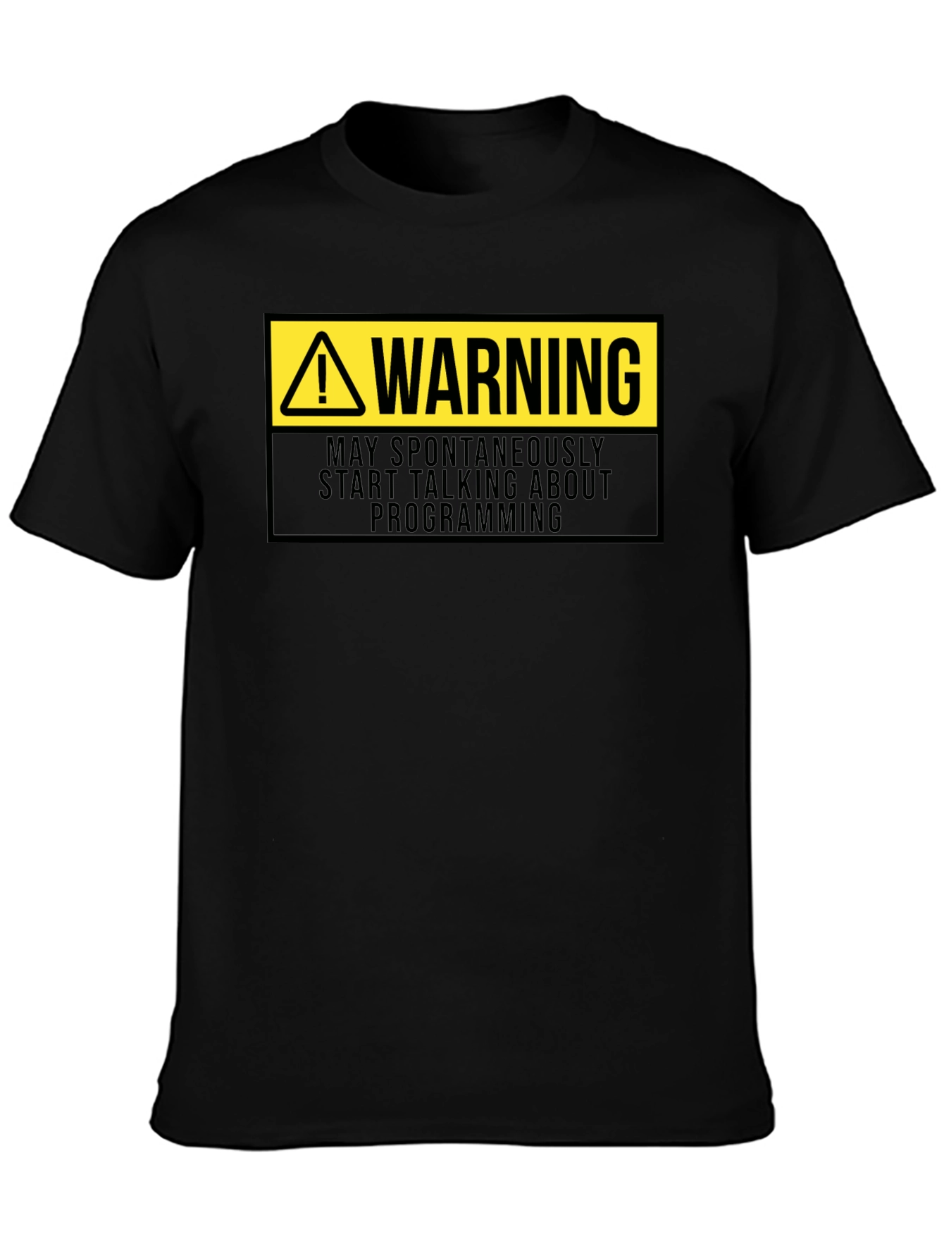 Warning Programmer T-Shirt - Funny Coding Gift