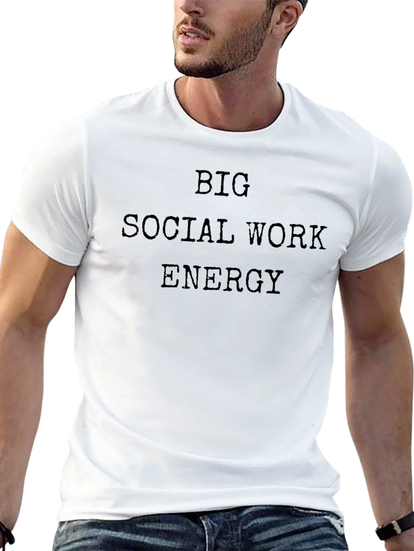Big Social Work Energy T-Shirt - Unisex