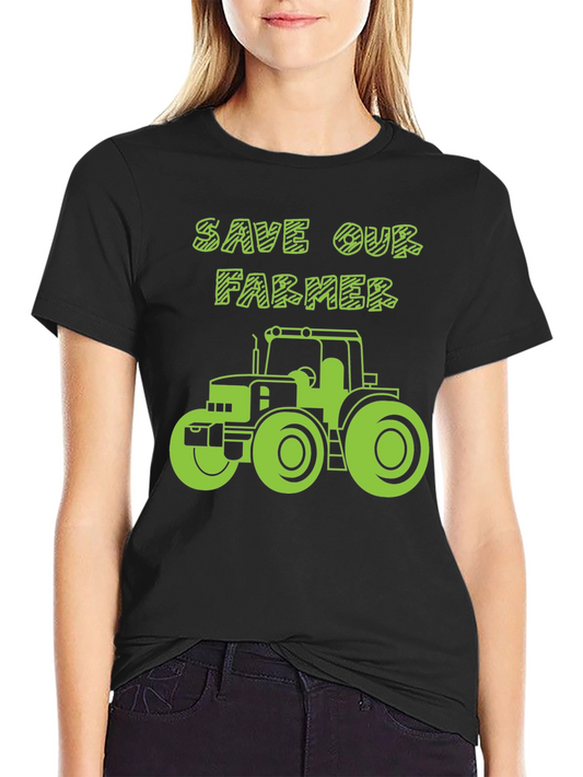 Save Our Farmer T-Shirt: Tractor Graphic Tee