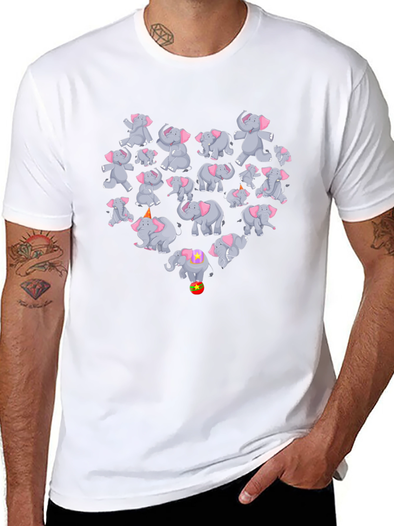 Elephant Heart Graphic Tee