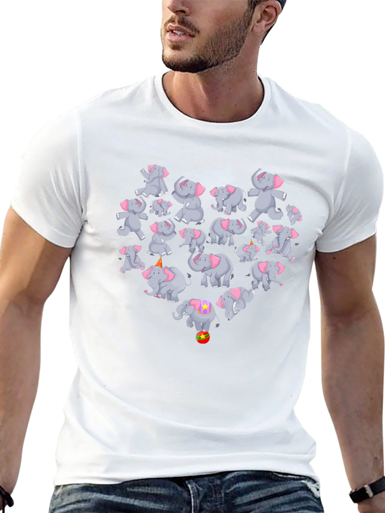 Elephant Heart Graphic Tee