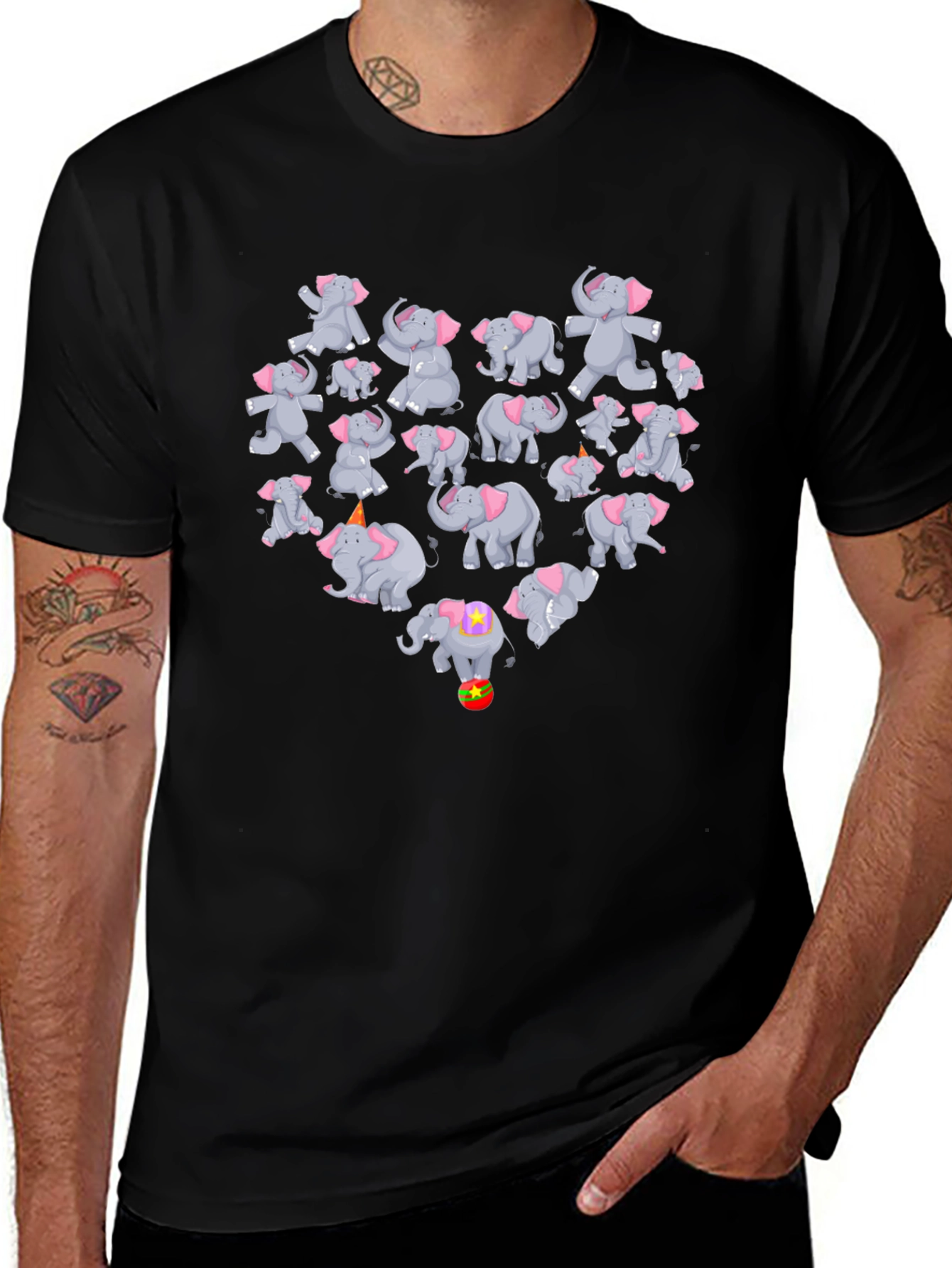 Elephant Heart Graphic Tee