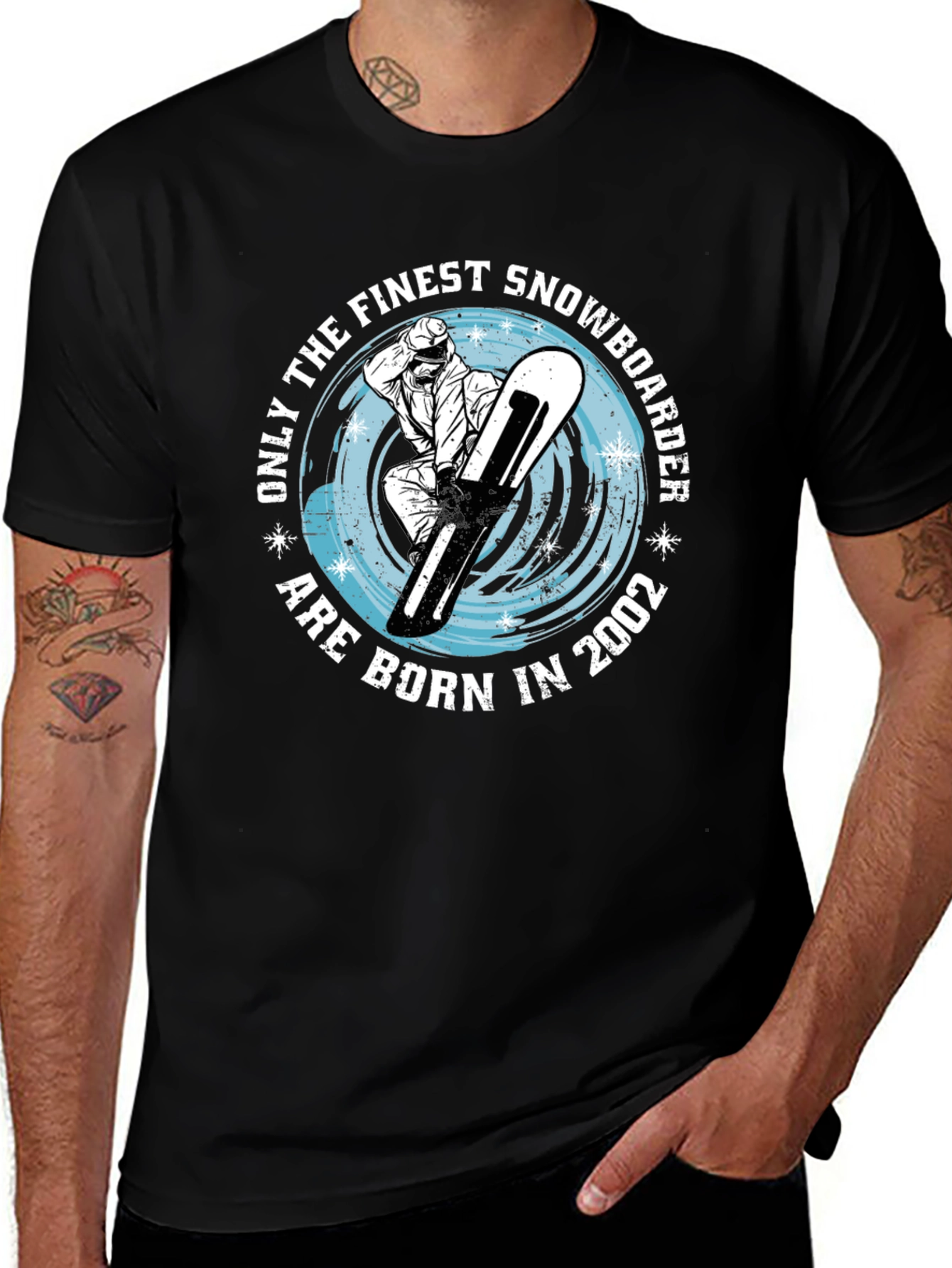 Finest Snowboarder Born in 2002 T-Shirt