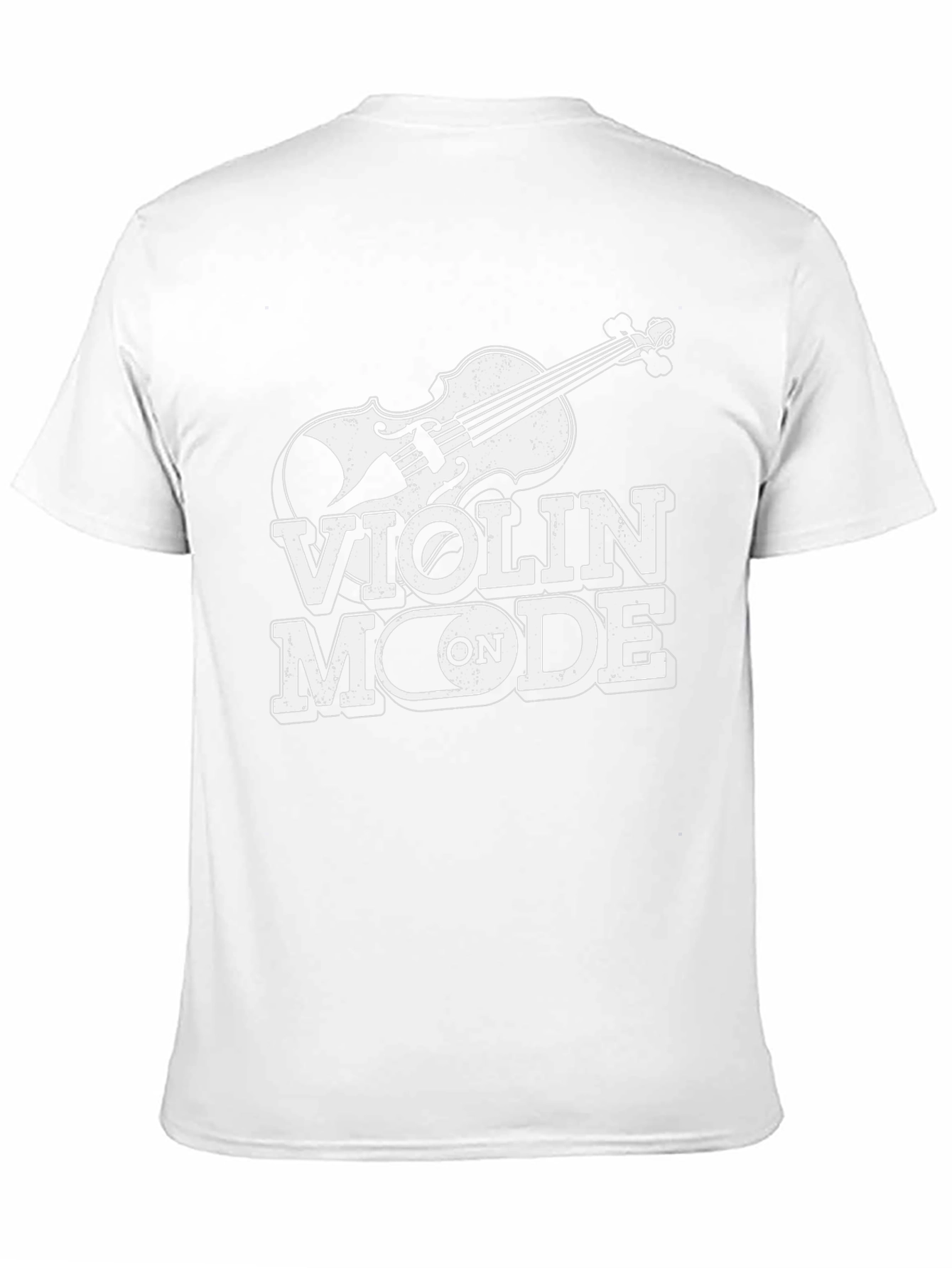 Violin Mode On Black Graphic T-Shirt