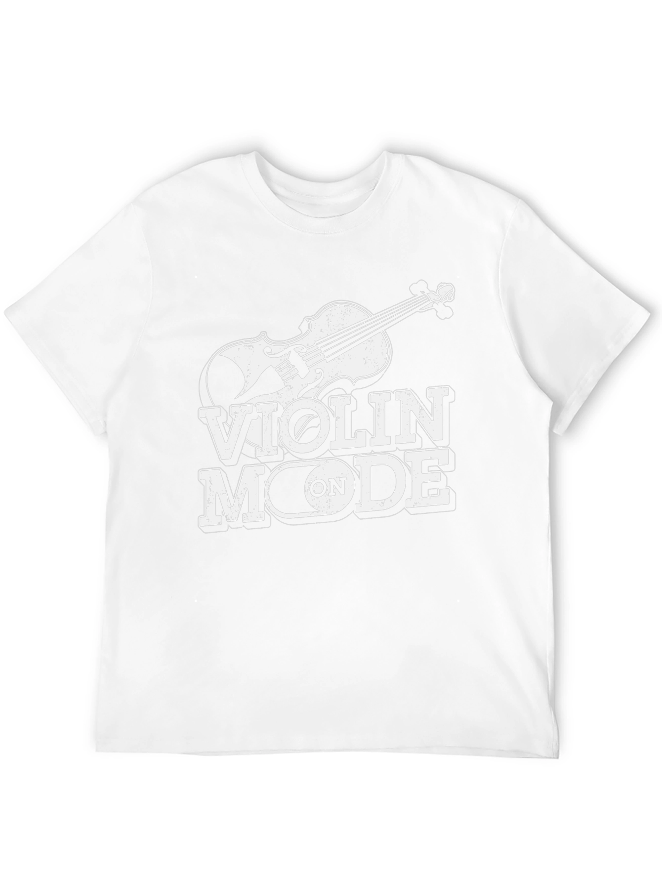 Violin Mode On Black Graphic T-Shirt