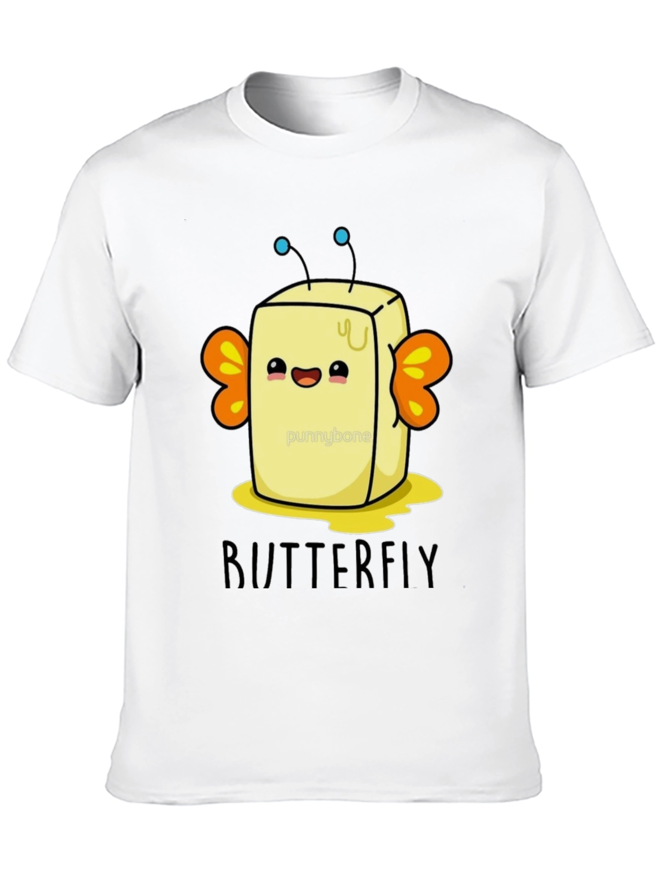 ButterFLY Pun T-Shirt - Funny Food Lover Tee