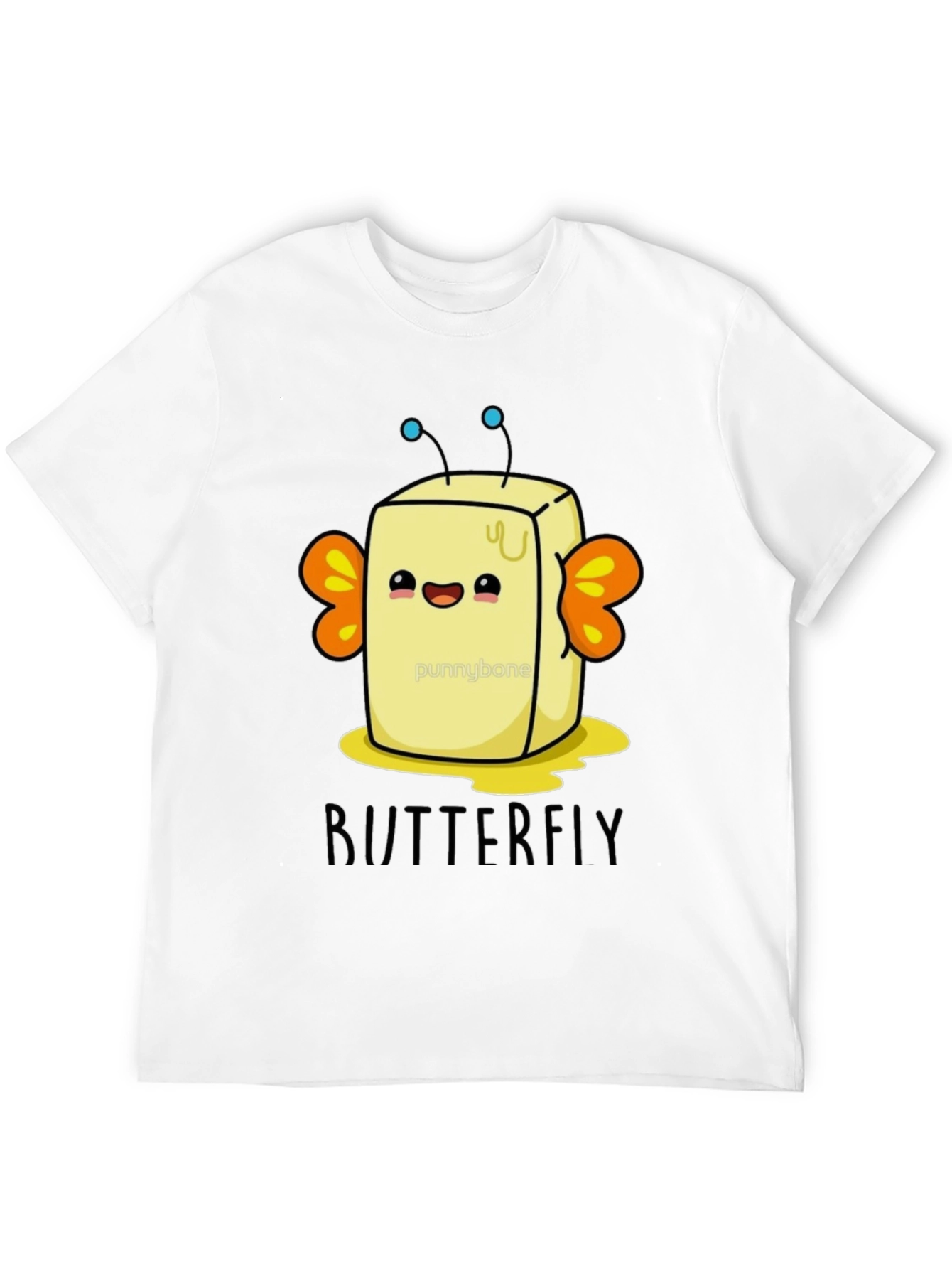 ButterFLY Pun T-Shirt - Funny Food Lover Tee