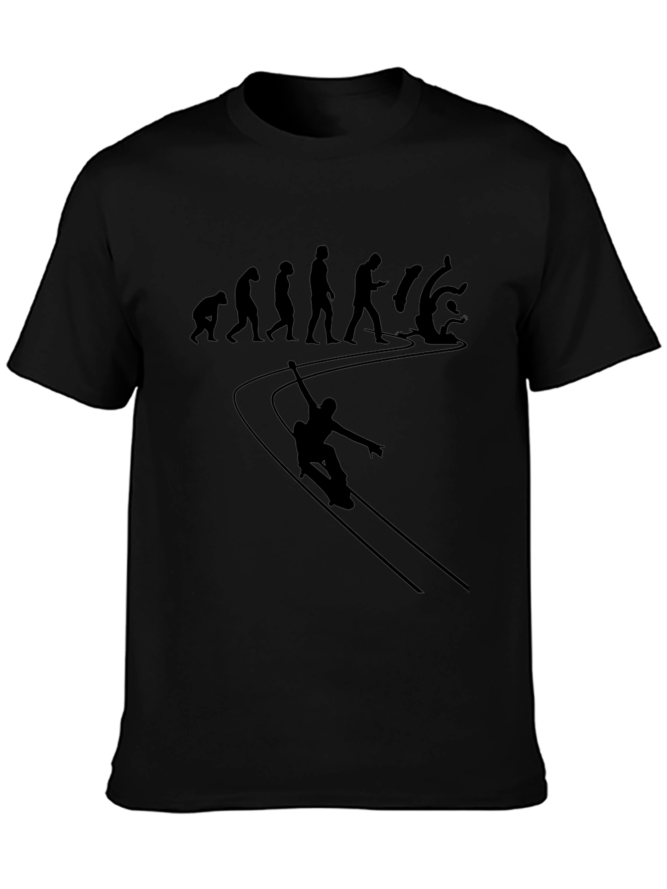 Evolution of a Skateboarder T-Shirt