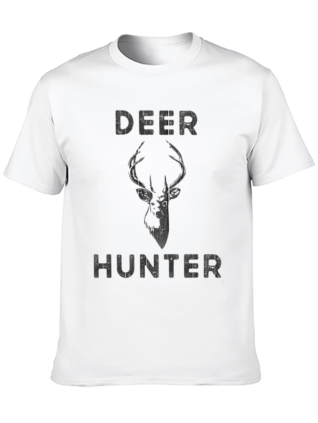 Deer Hunter Graphic T-Shirt - Black