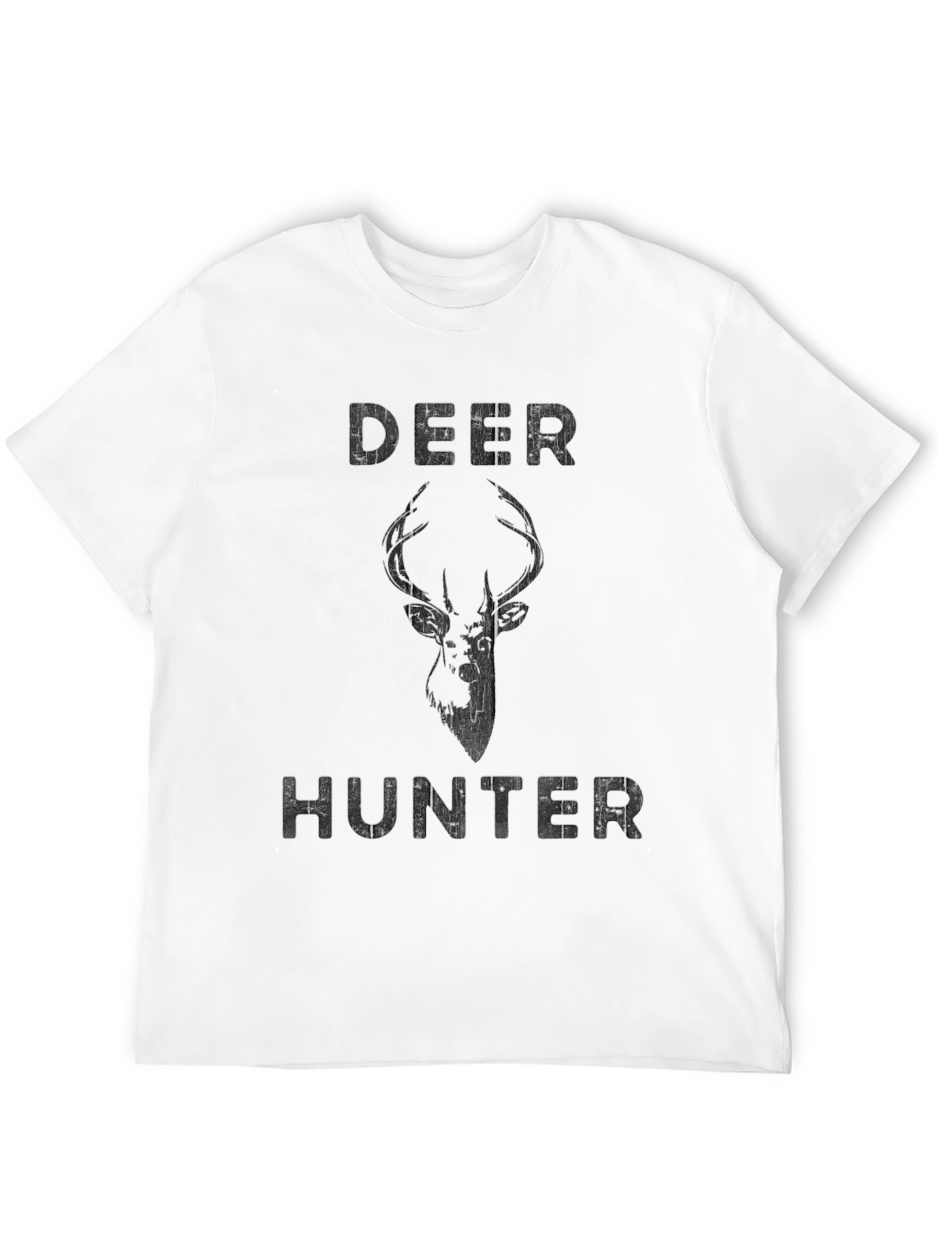 Deer Hunter Graphic T-Shirt - Black