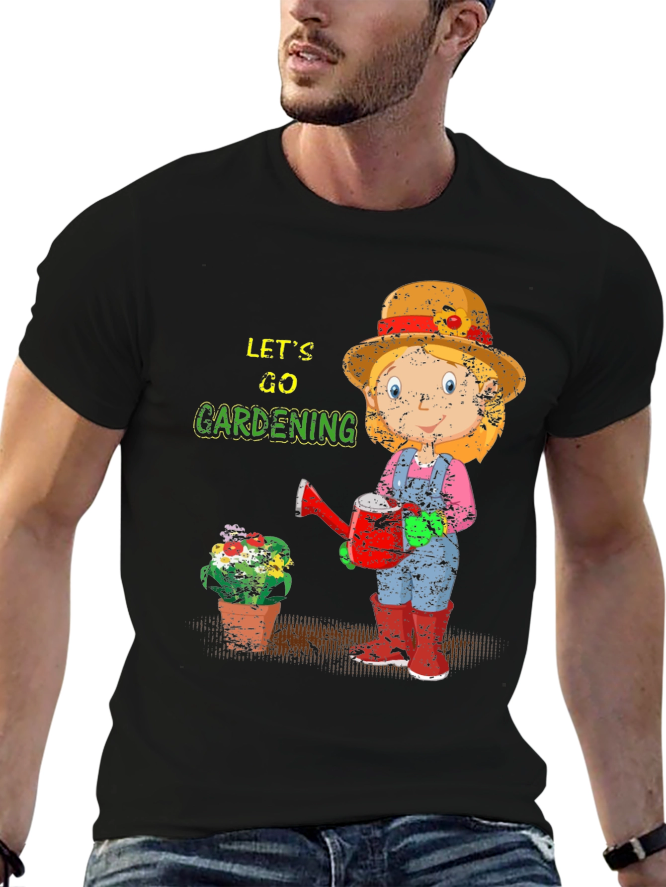 Gardening T-Shirt - Lets Go Gardening Tee