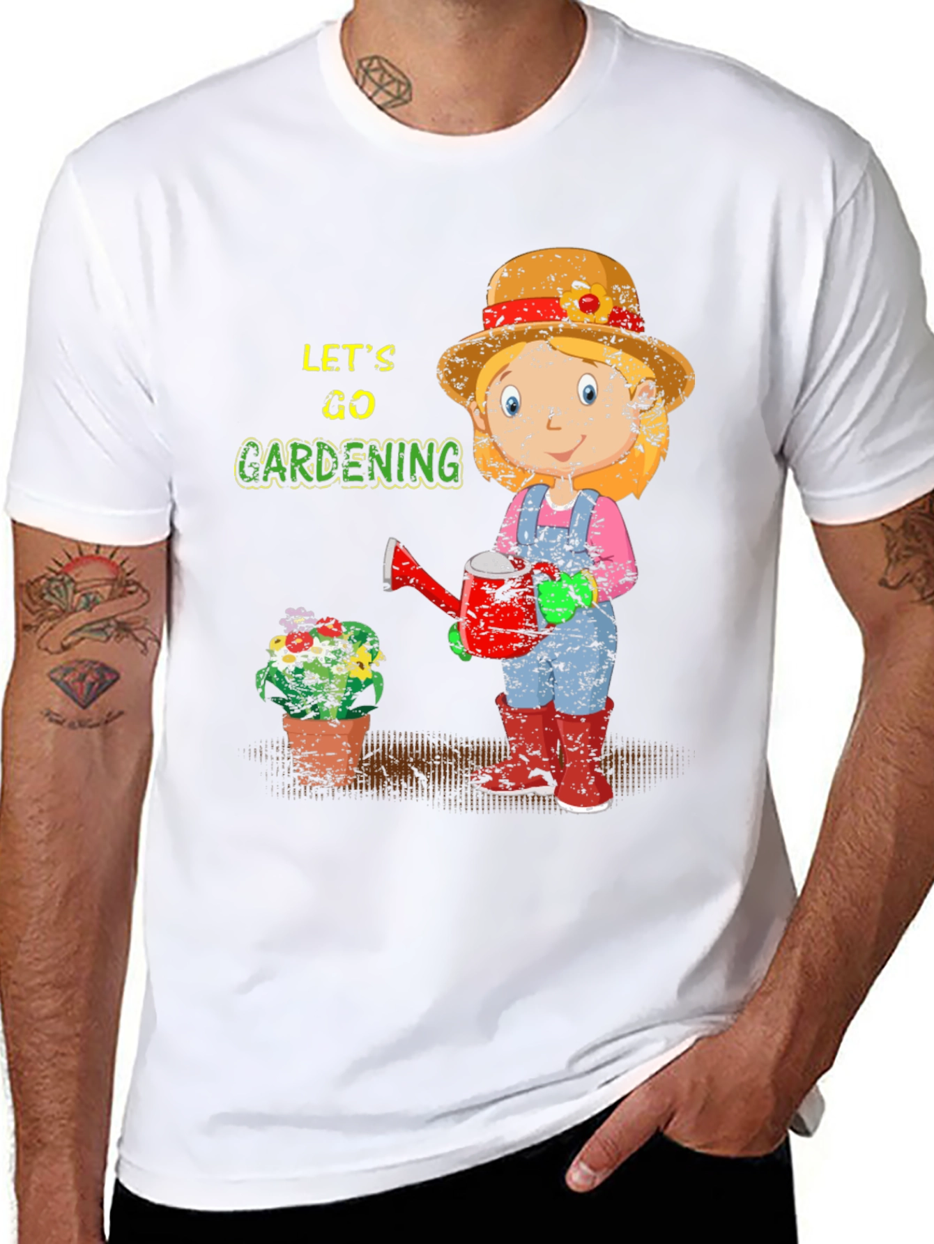 Gardening T-Shirt - Lets Go Gardening Tee