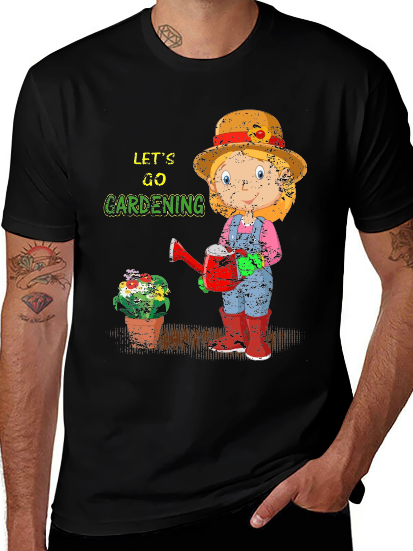 Gardening T-Shirt - Lets Go Gardening Tee