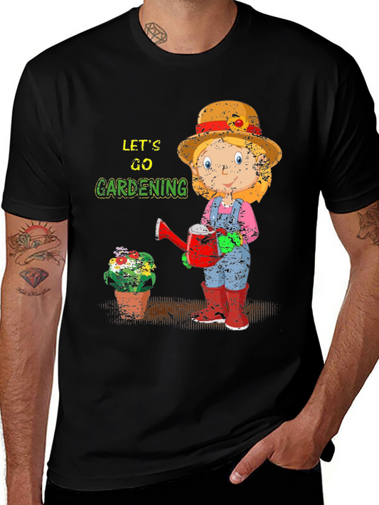 Gardening T-Shirt - Lets Go Gardening Tee