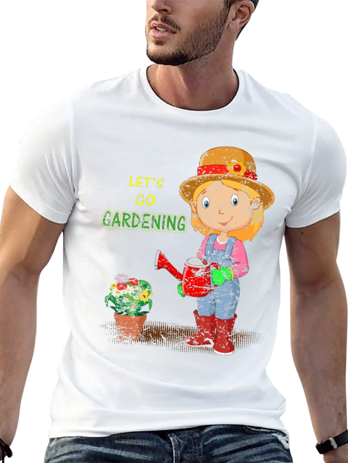 Gardening T-Shirt - Lets Go Gardening Tee