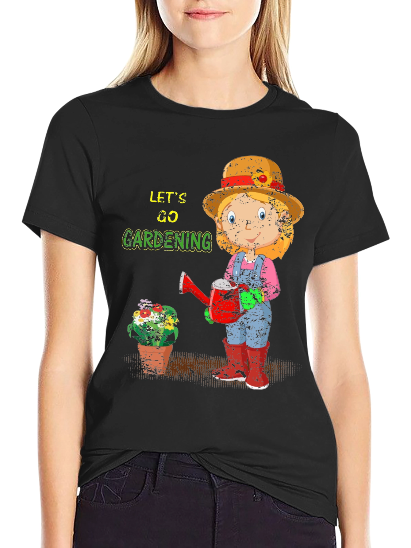 Gardening T-Shirt - Lets Go Gardening Tee