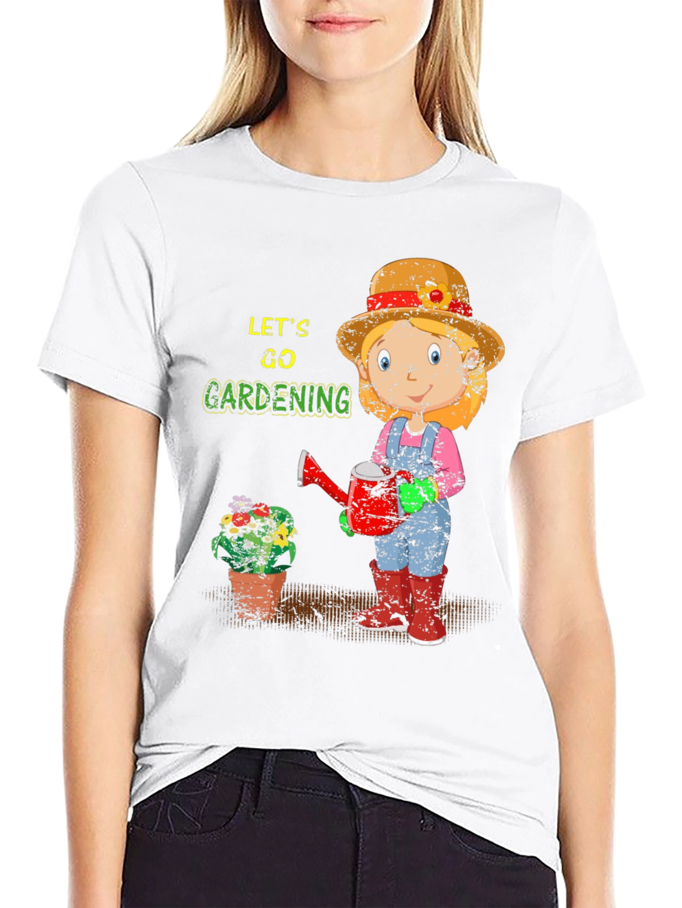 Gardening T-Shirt - Lets Go Gardening Tee