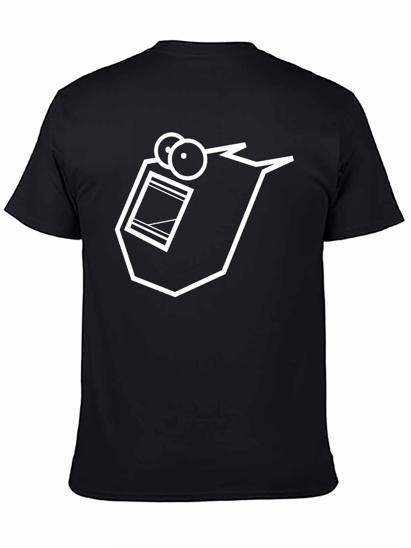 Welding Helmet Graphic T-Shirt - Black Cotton Tee