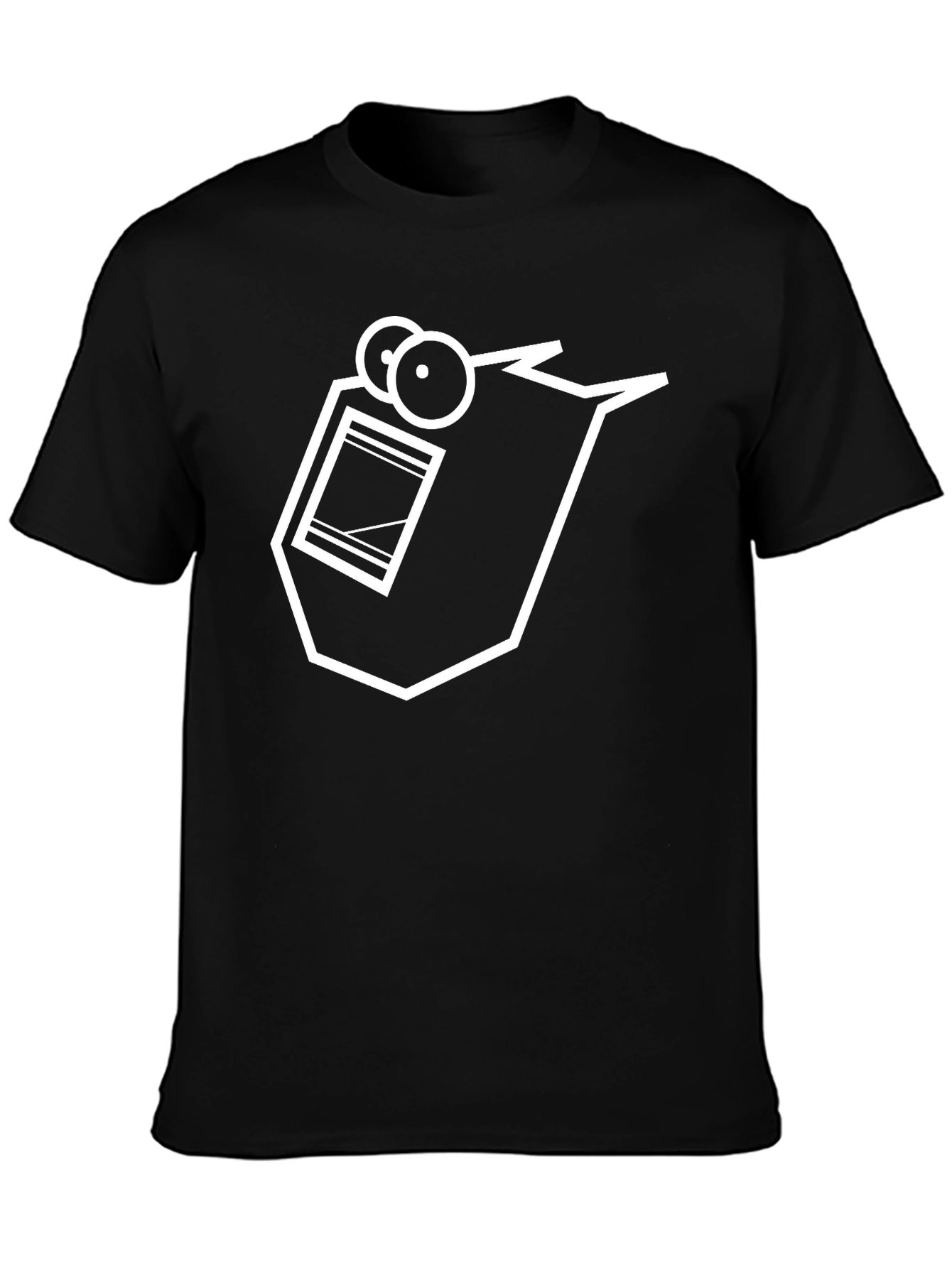 Welding Helmet Graphic T-Shirt - Black Cotton Tee